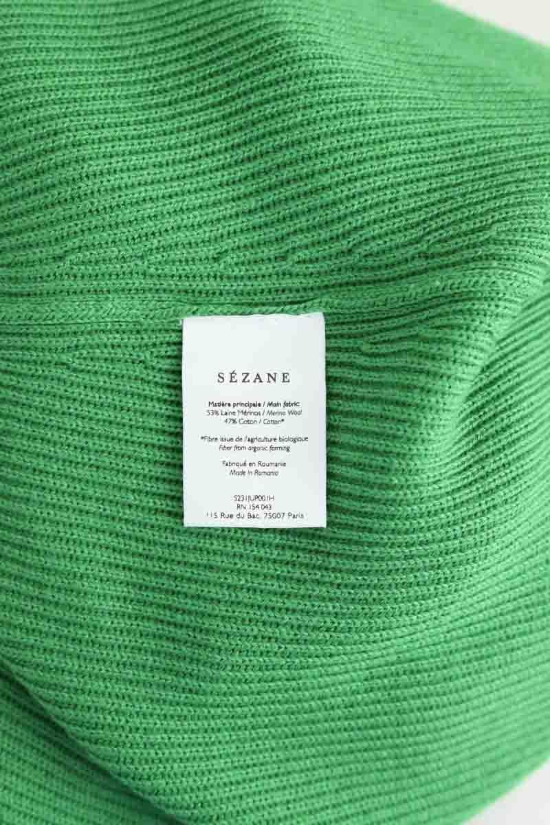 Wool skirt SEZANE - Seconde main Green