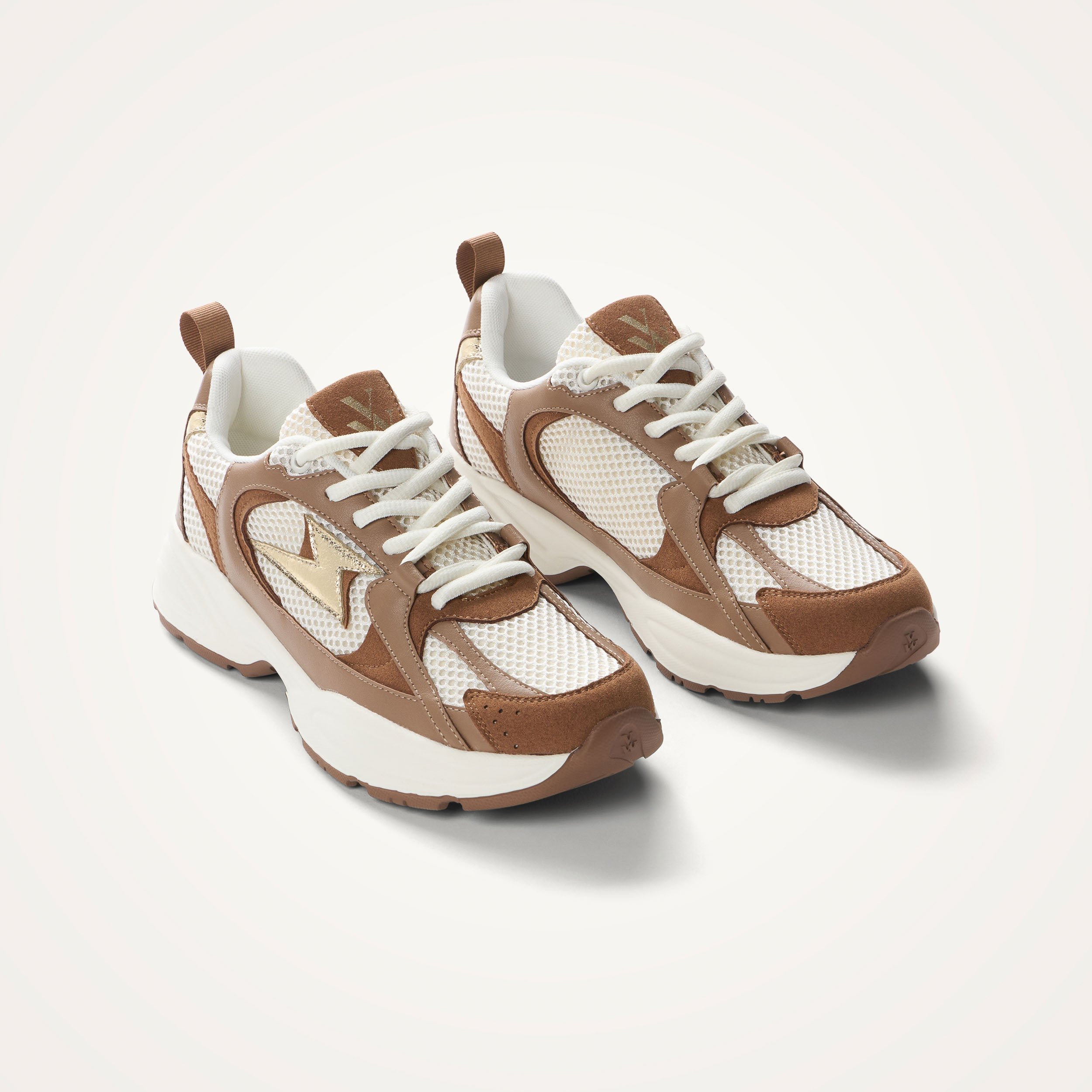 Low mesh sneakers VANESSA WU Brown