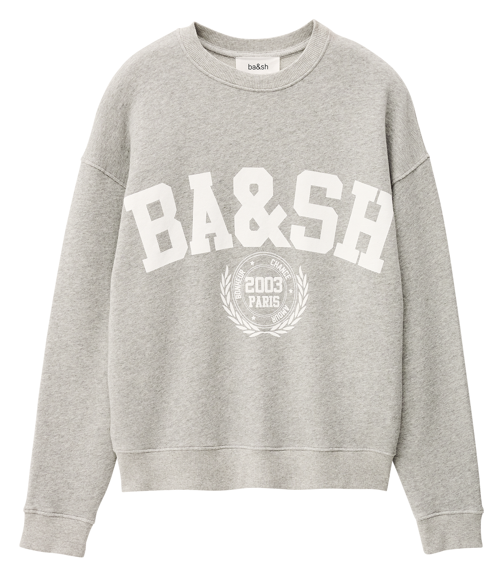 Effen katoenen sweater BA&SH Zwart