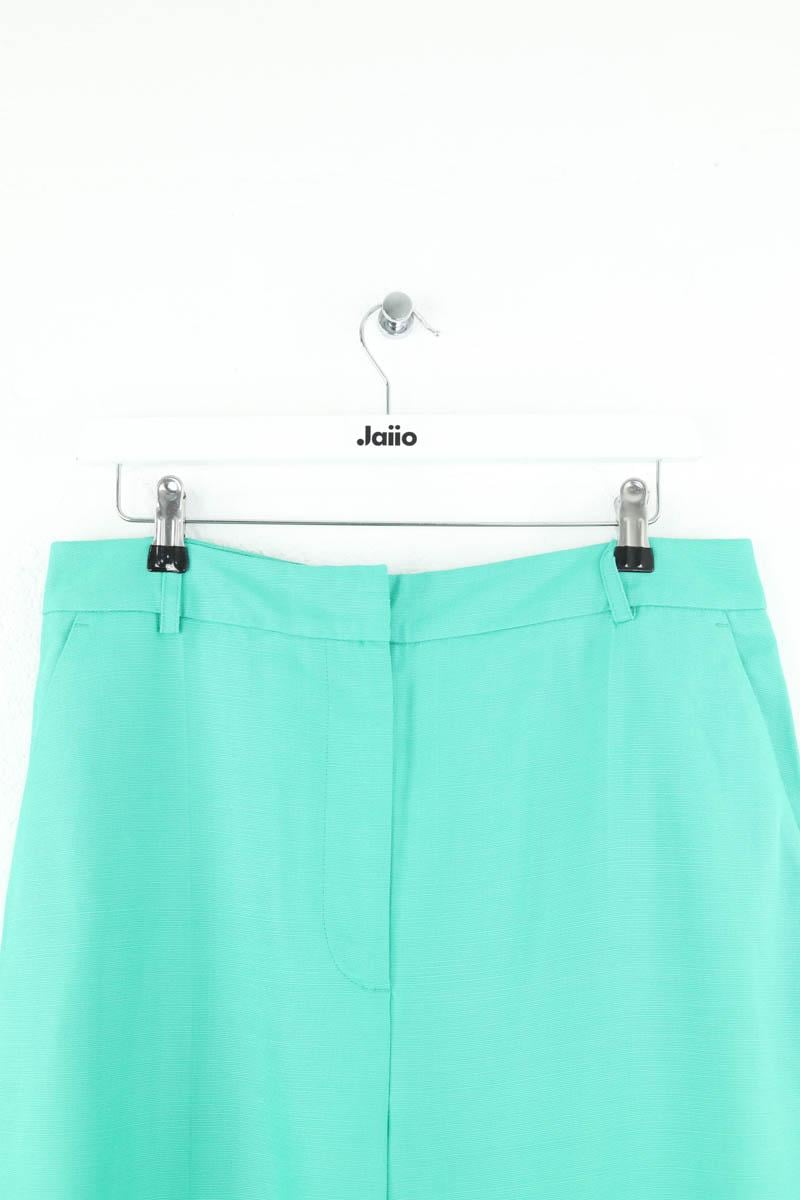 Straight-leg cotton trousers SEZANE - Seconde main Green