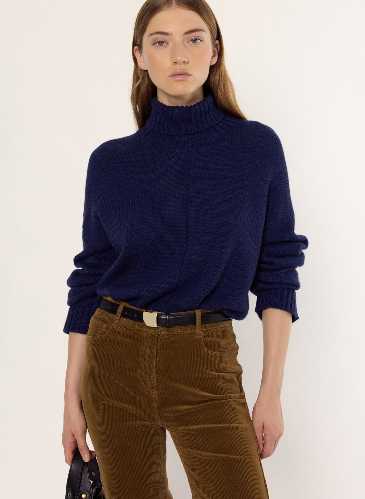 Pull col roulé  GERARD DAREL Bleu
