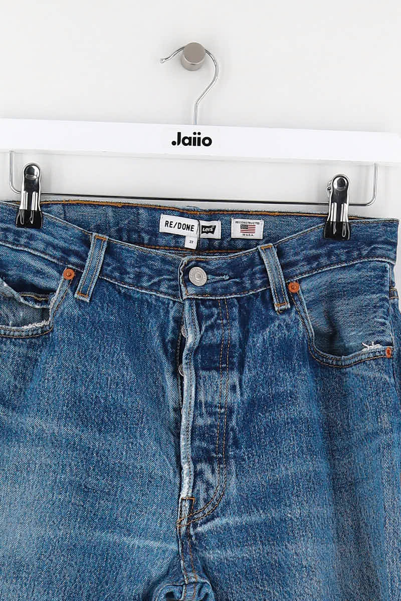 - Straight-leg jeans
- 5 pockets
- Straight cut
- Faded effect LEVI'S - Seconde main Blue