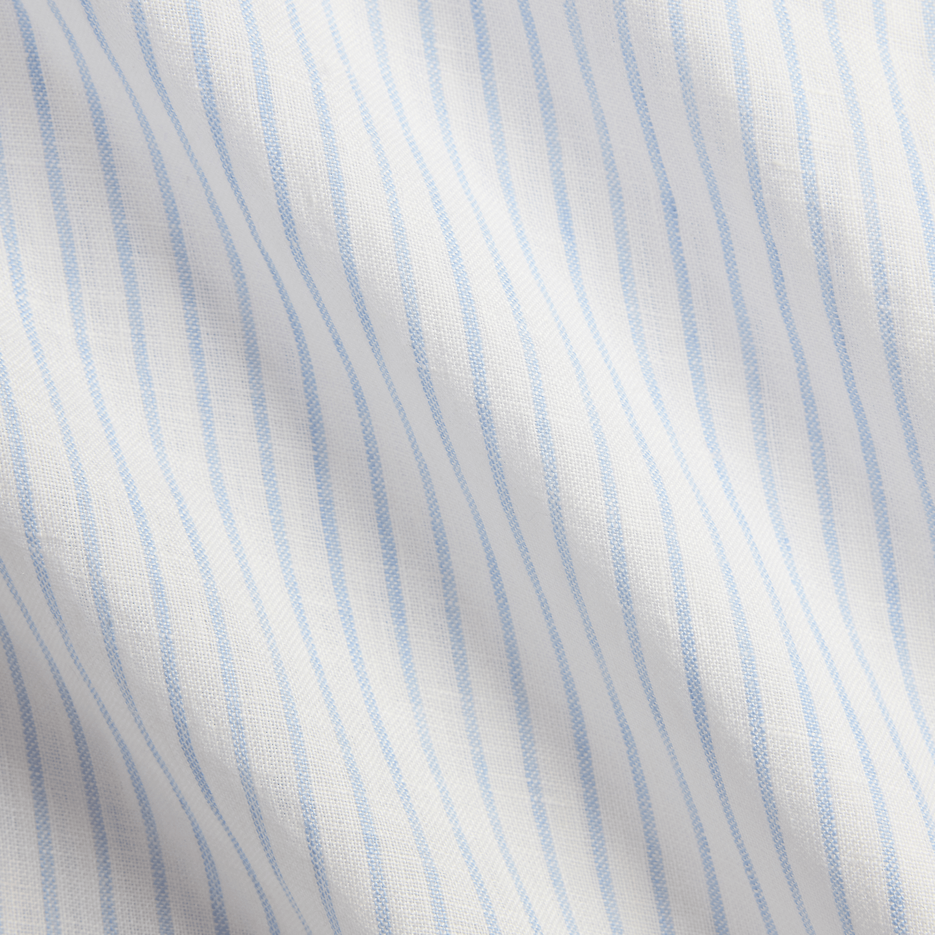 Camisa recta cuello clásico de lino a rayas POLO RALPH LAUREN Blanco