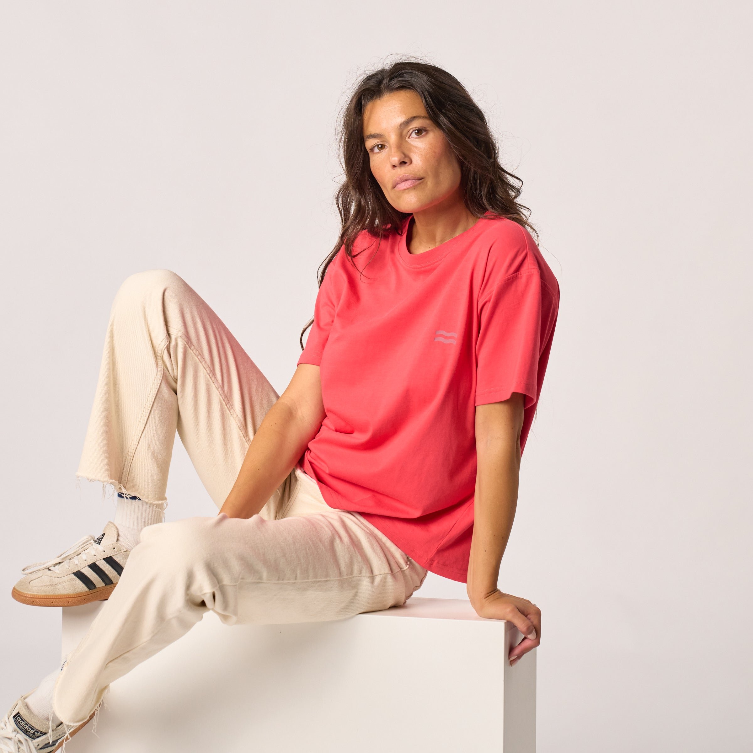 Organic cotton T-shirt BILLYBELT Red