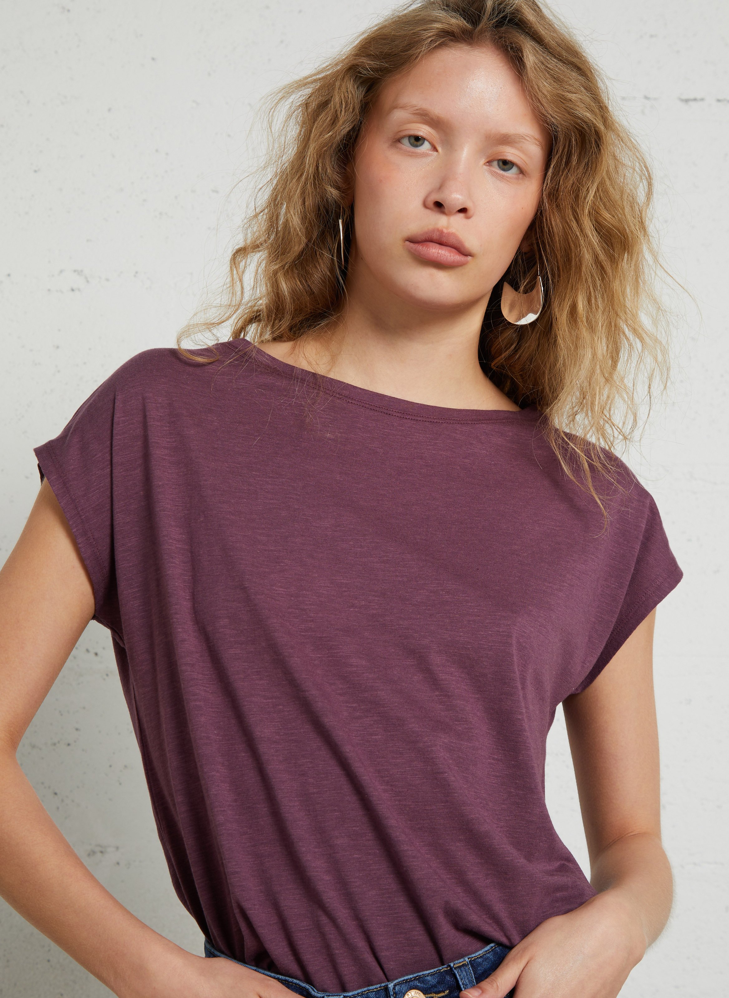 Oversized cotton blend t-shirt SUD EXPRESS