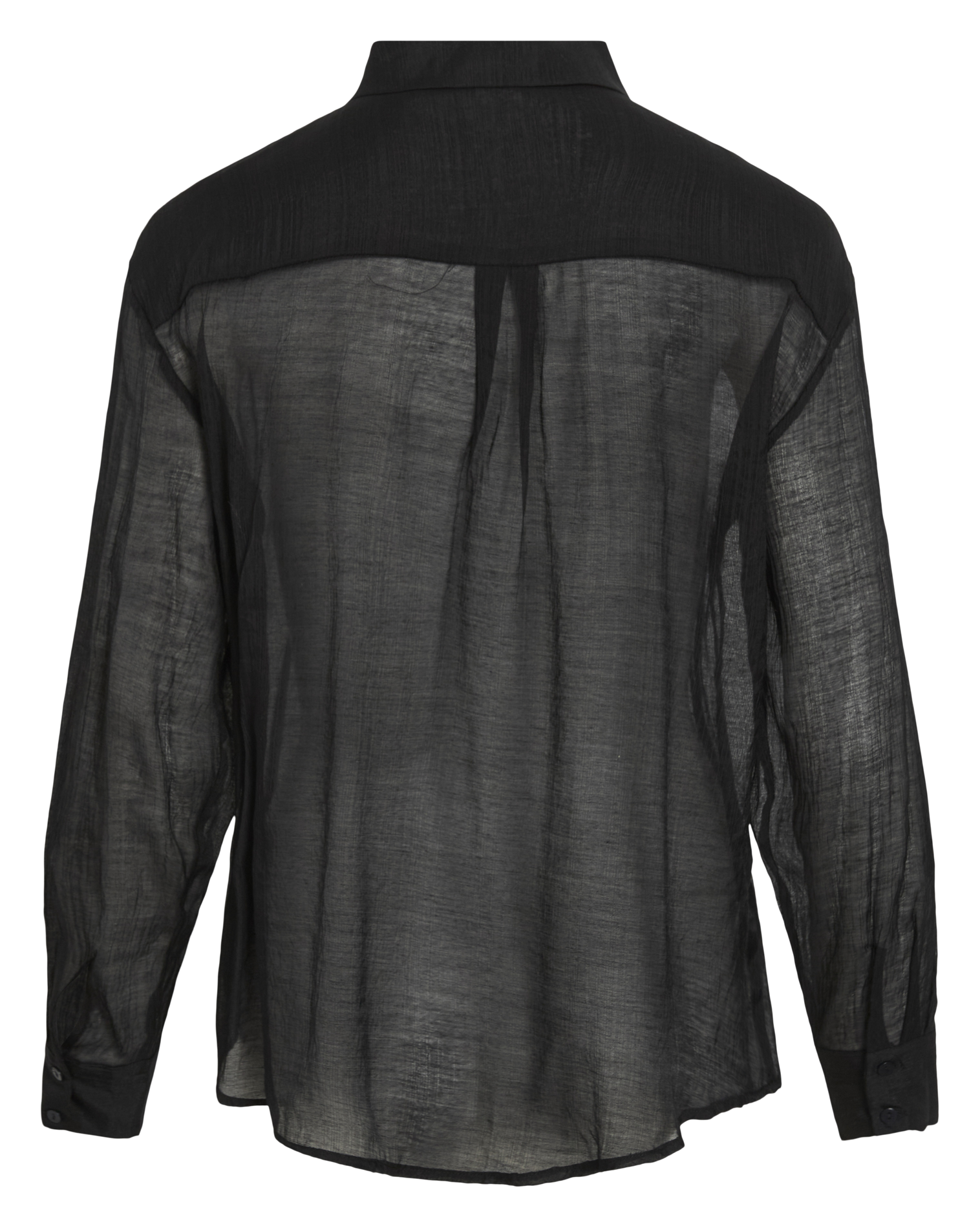 Chemise droite col classique VILA Noir