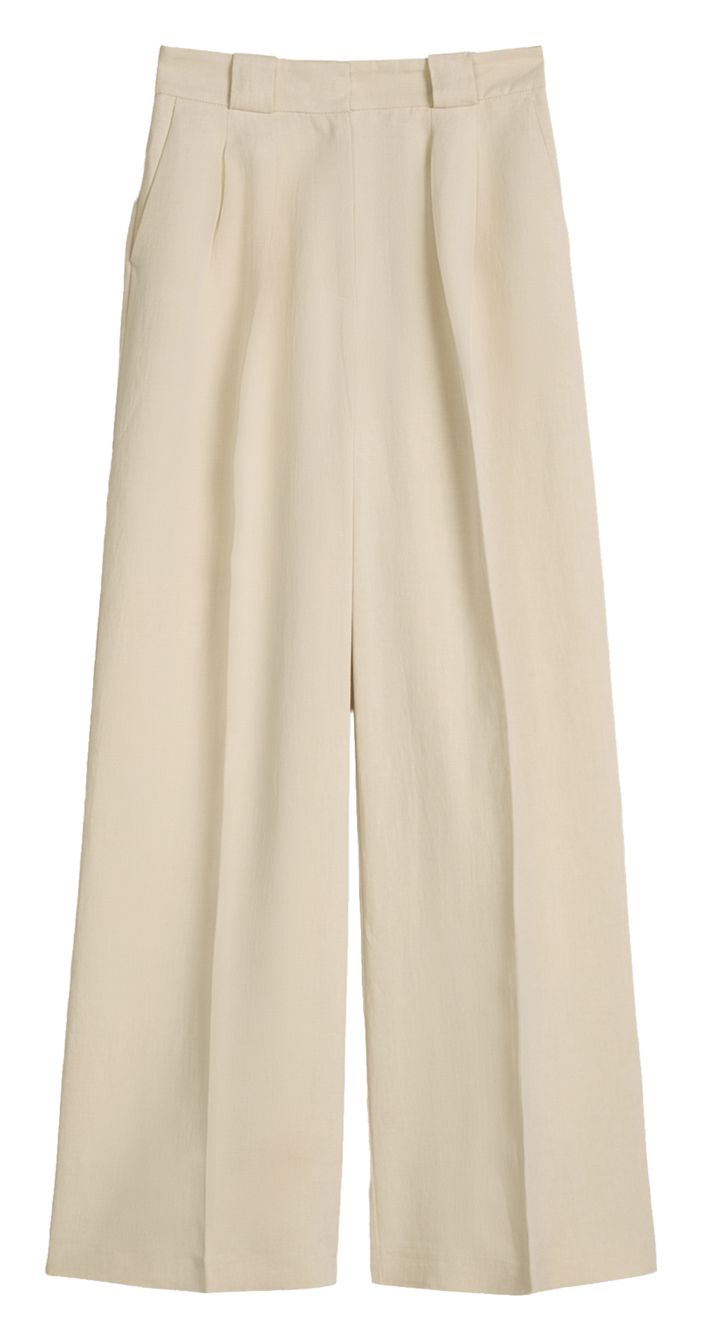 Rechte pantalon met plooien MARC O'POLO Beige