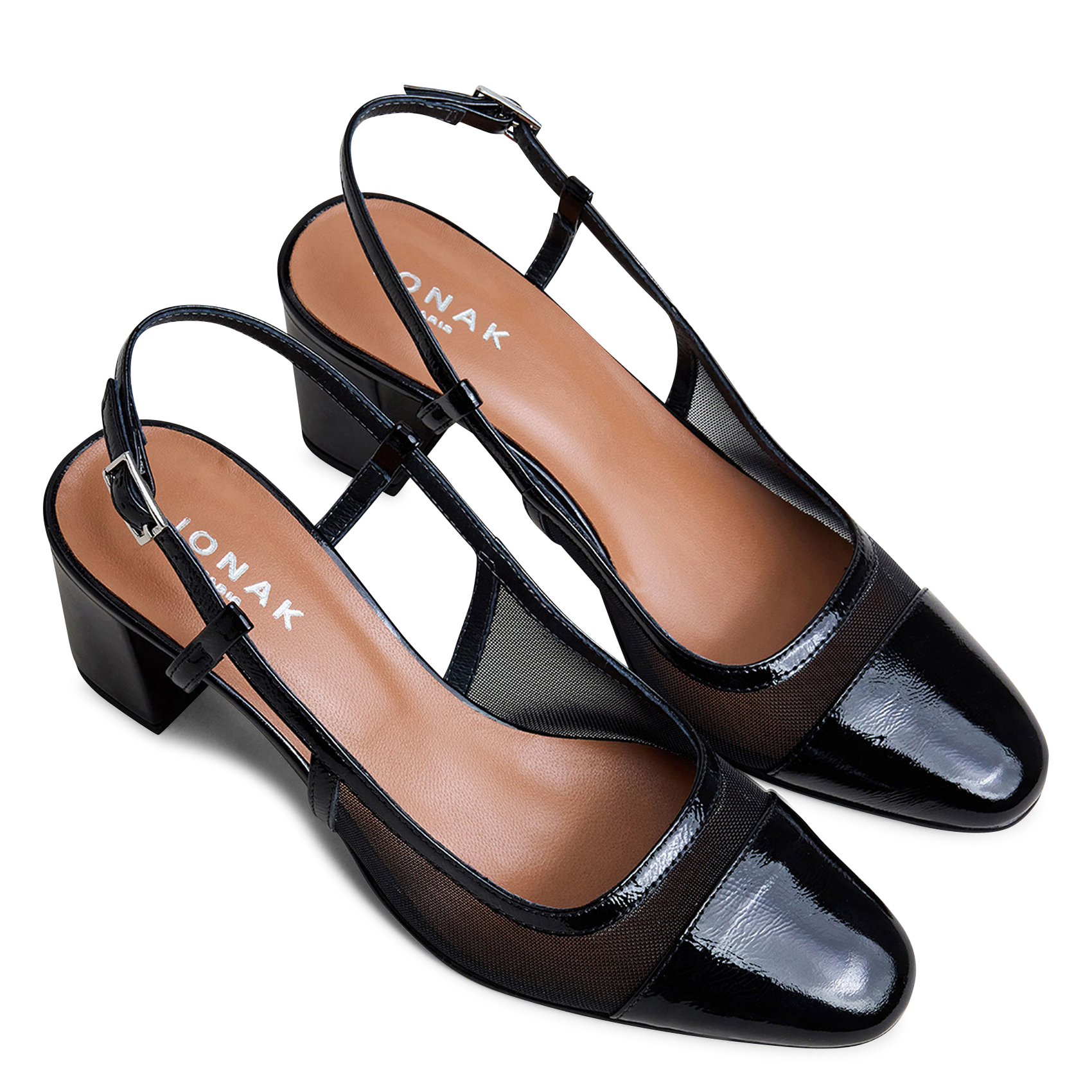 Beyou suede high heels  JONAK Black