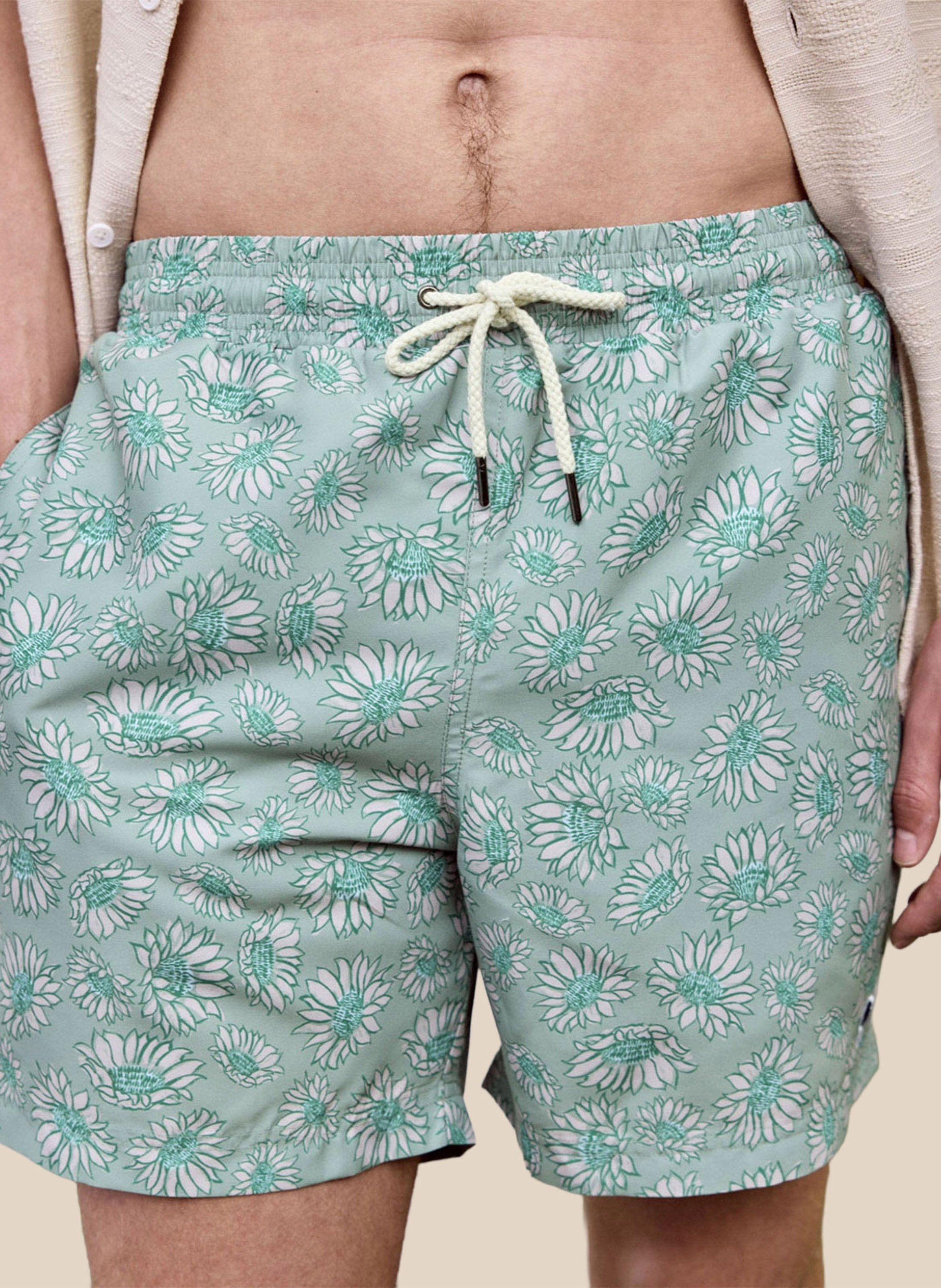 Badpak met print FAGUO Groen