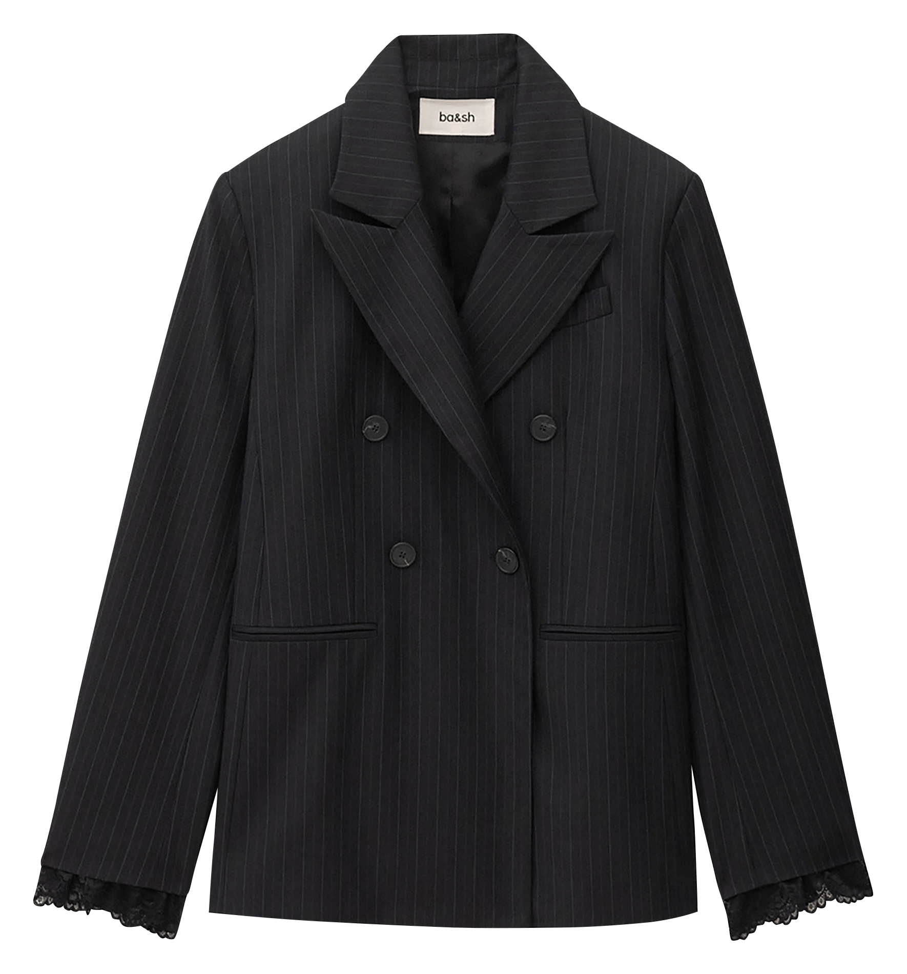 Veste col tailleur BA&SH Bleu