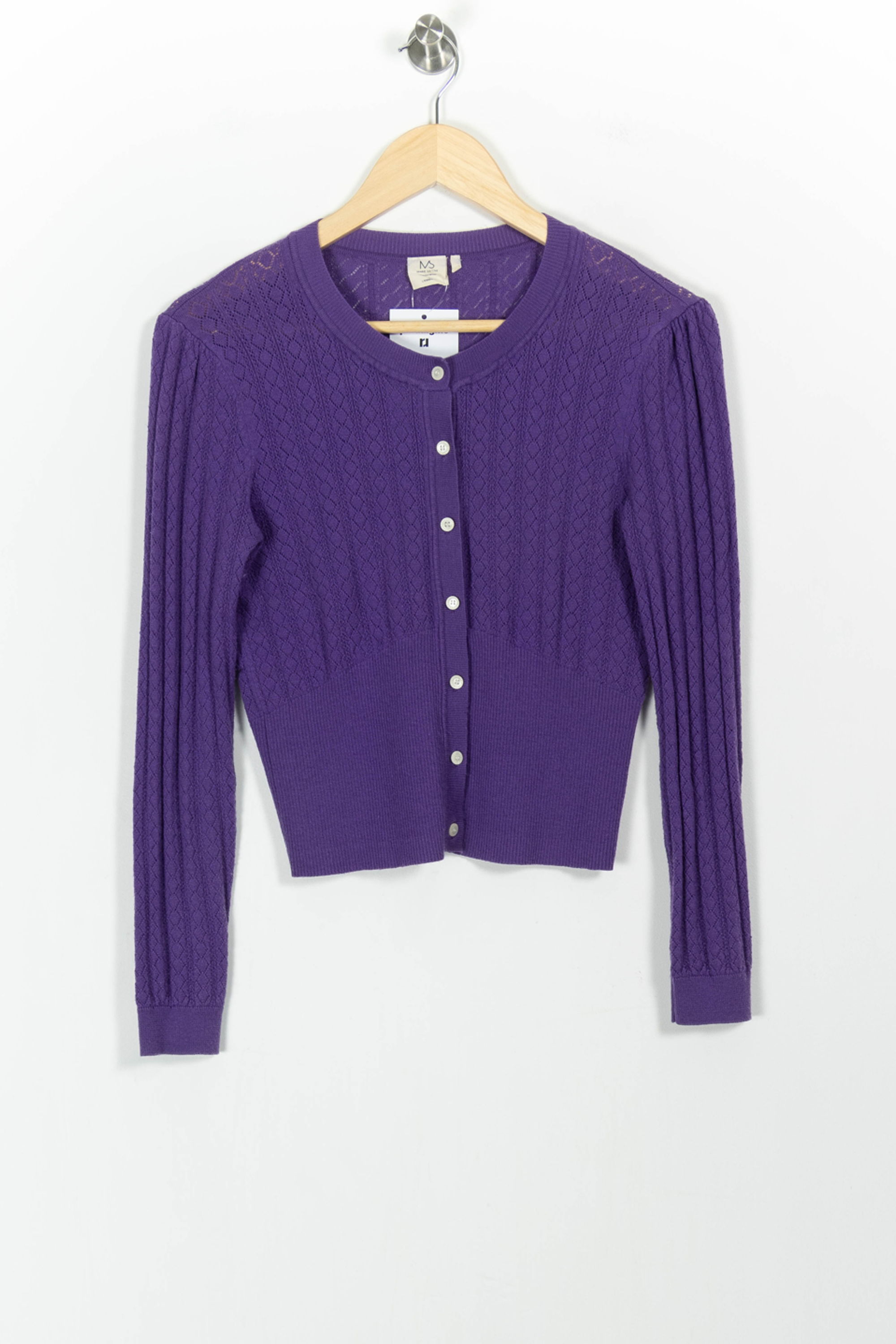 Cardigan MARIE SIXTINE - SECONDE MAIN Purple