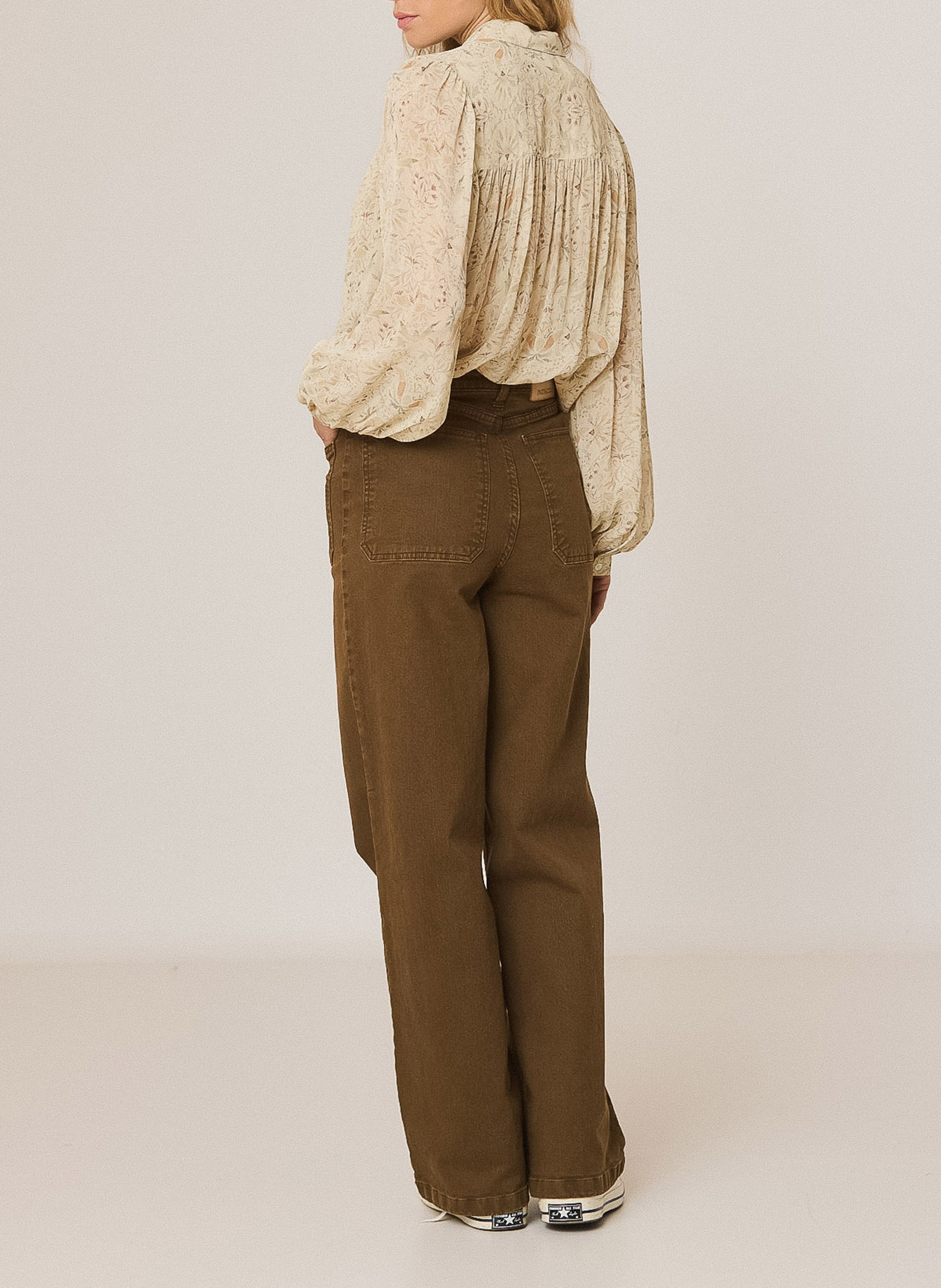 Loose-fit shirt with classic collar INDI & COLD Multicolored