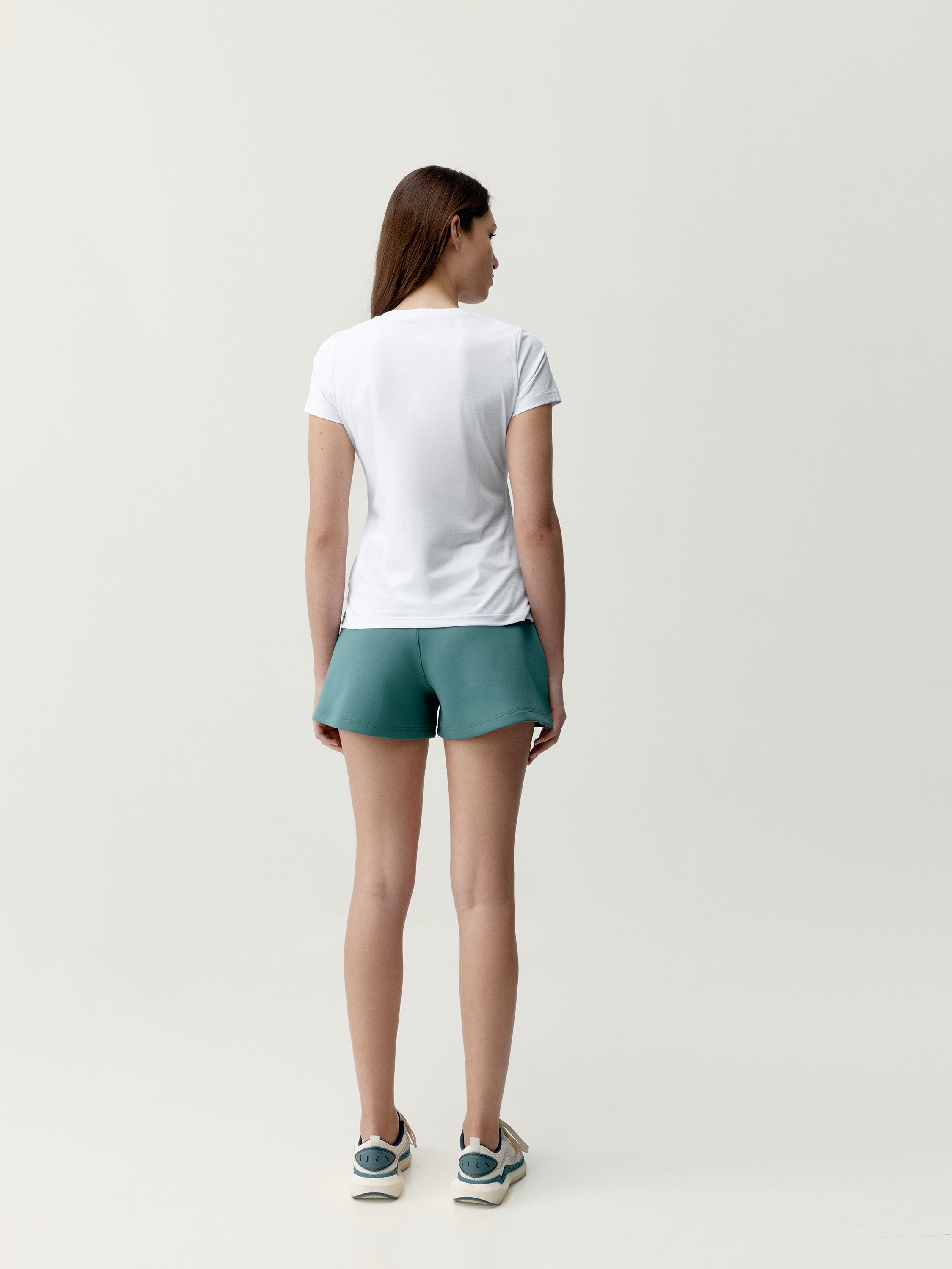 Short-sleeve performance sports t-shirt BORN White
