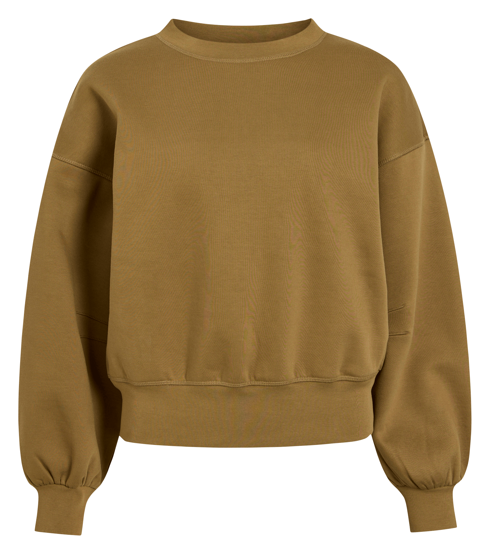 Ruime ronde hals trui ROUGE EDIT Bruin