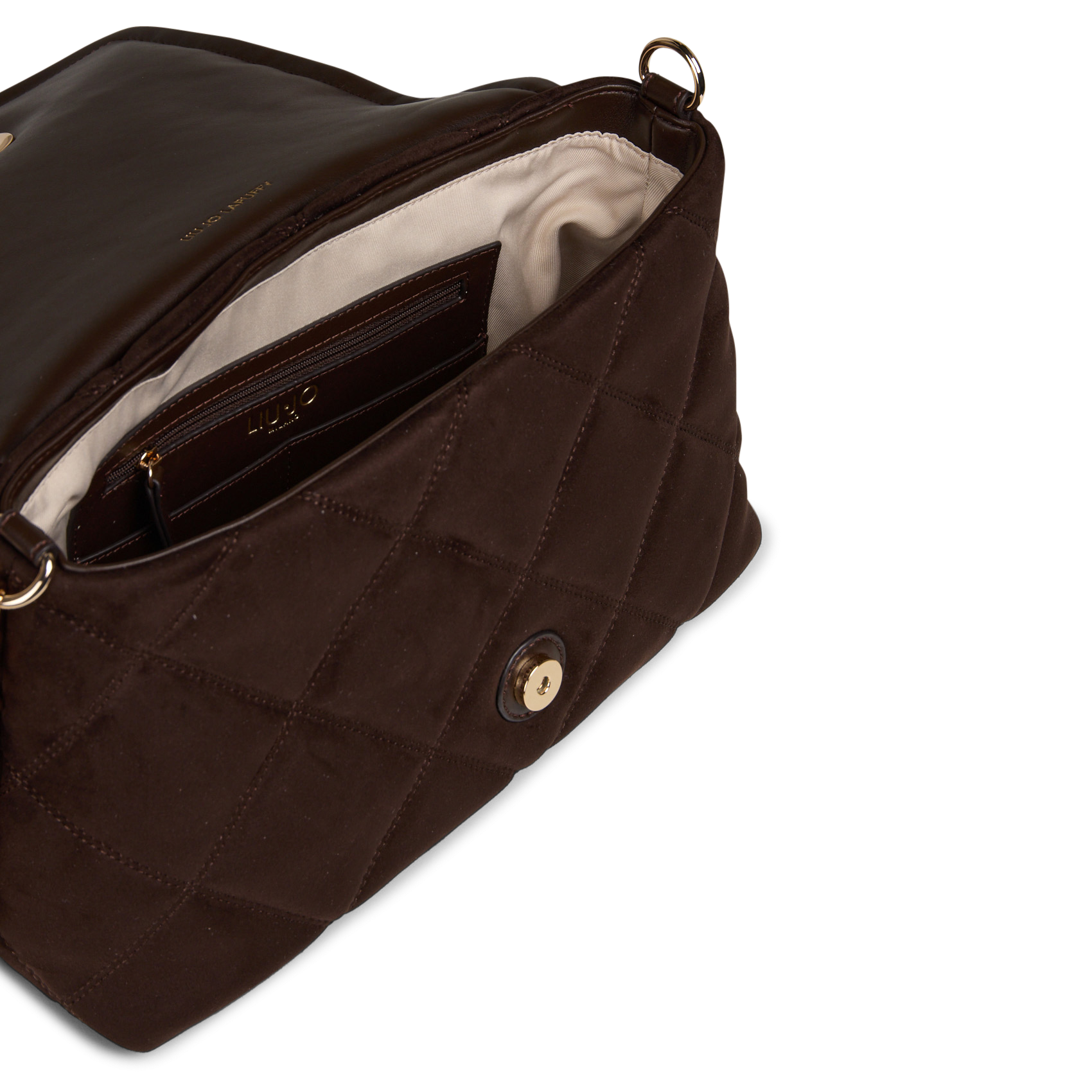 Schultertasche in Wildlederoptik LIU JO Braun