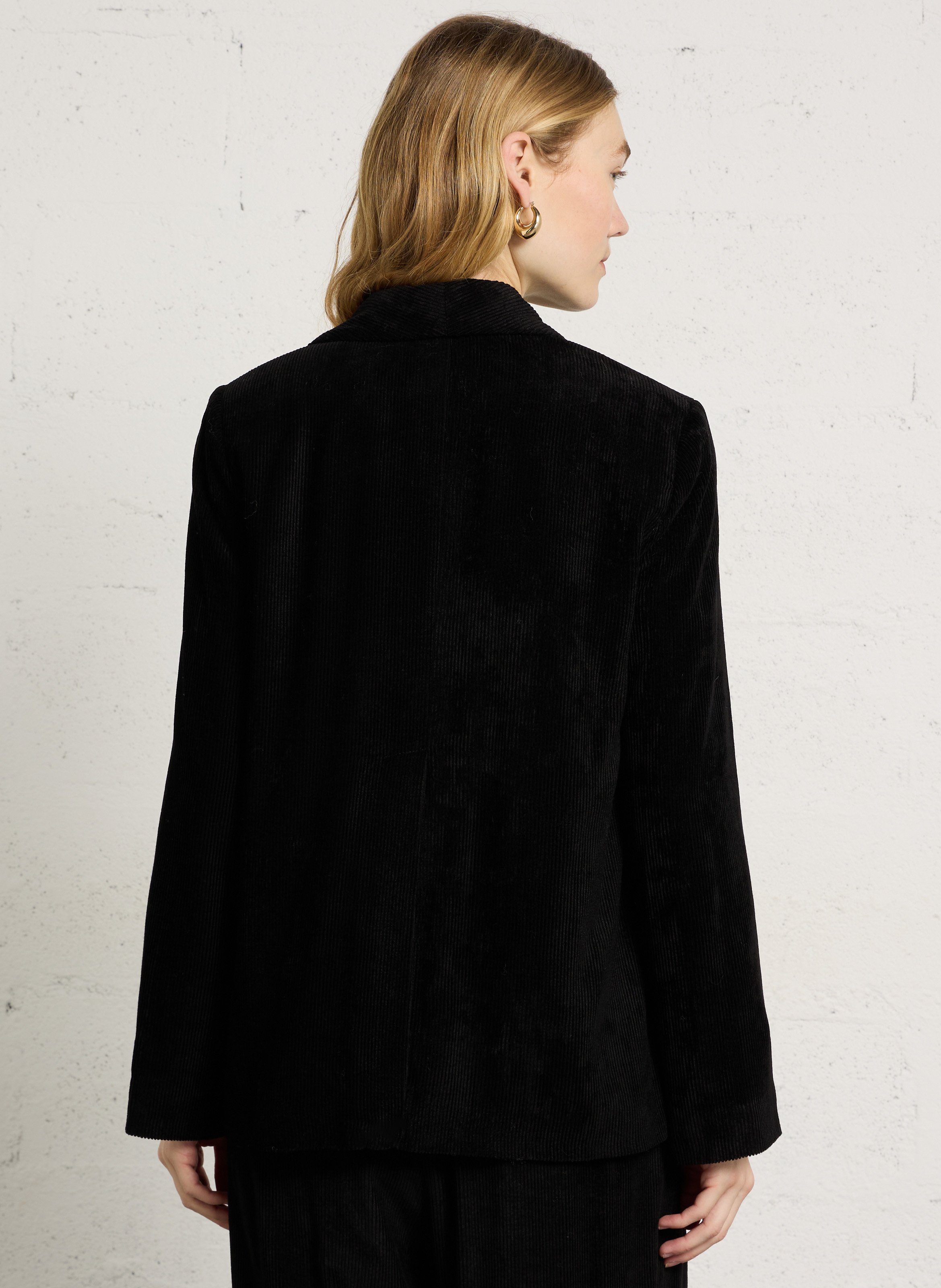 Oversized tailored blazer | Black MOMONI Women