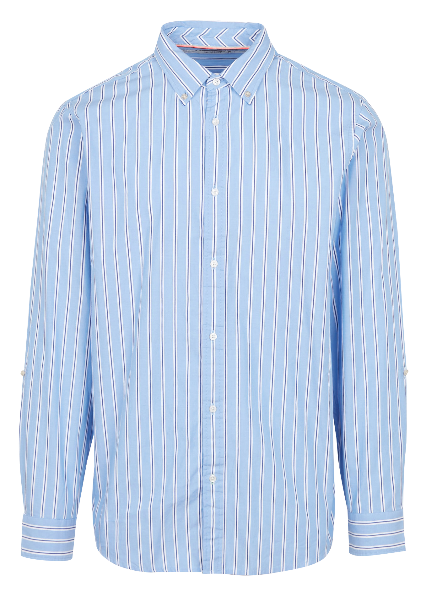 Cotton shirt with button-down collar SCOTCH AND SODA Blue