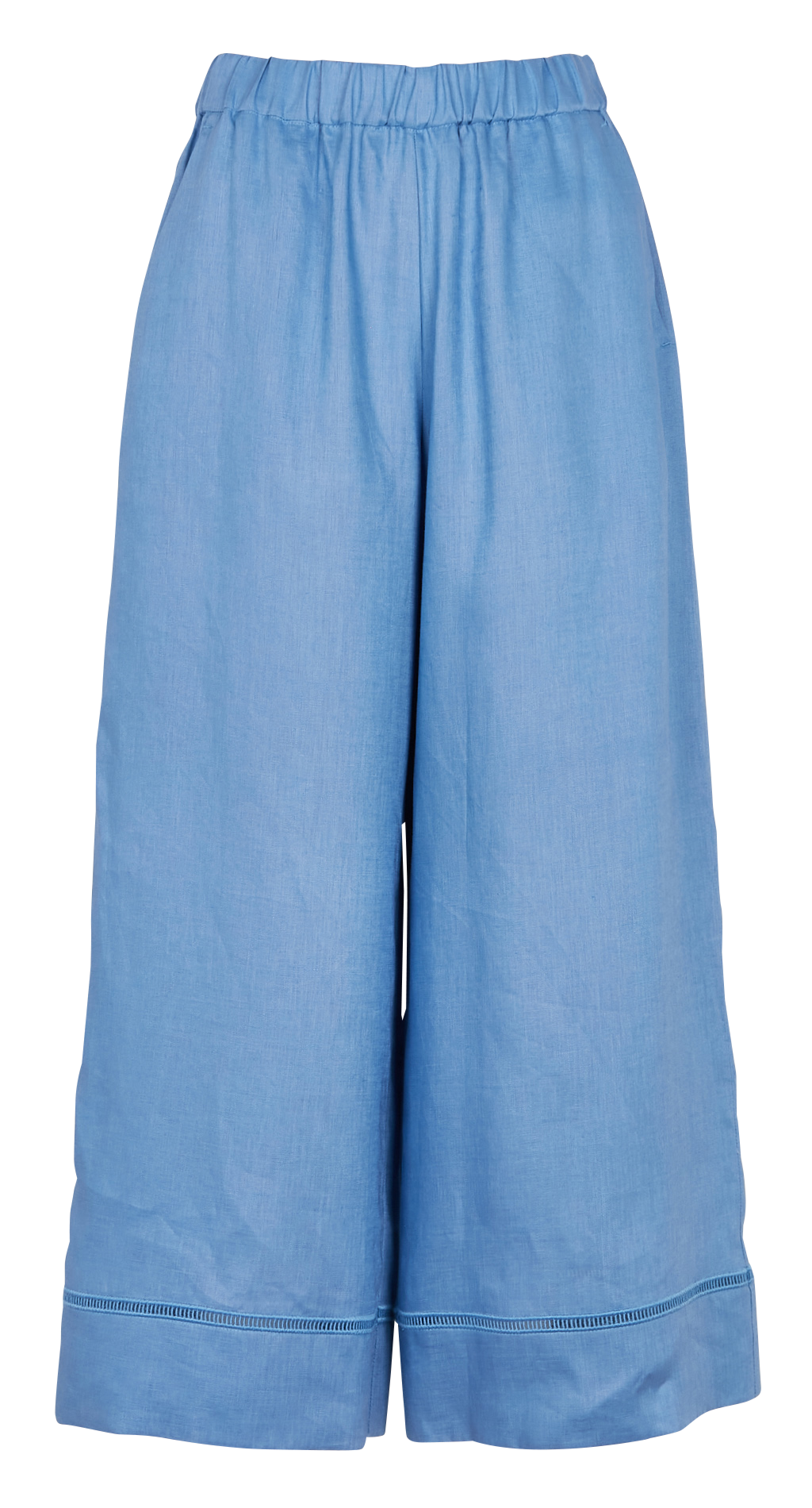 Linen canvas espadrilles MAX MARA LEISURE Blue