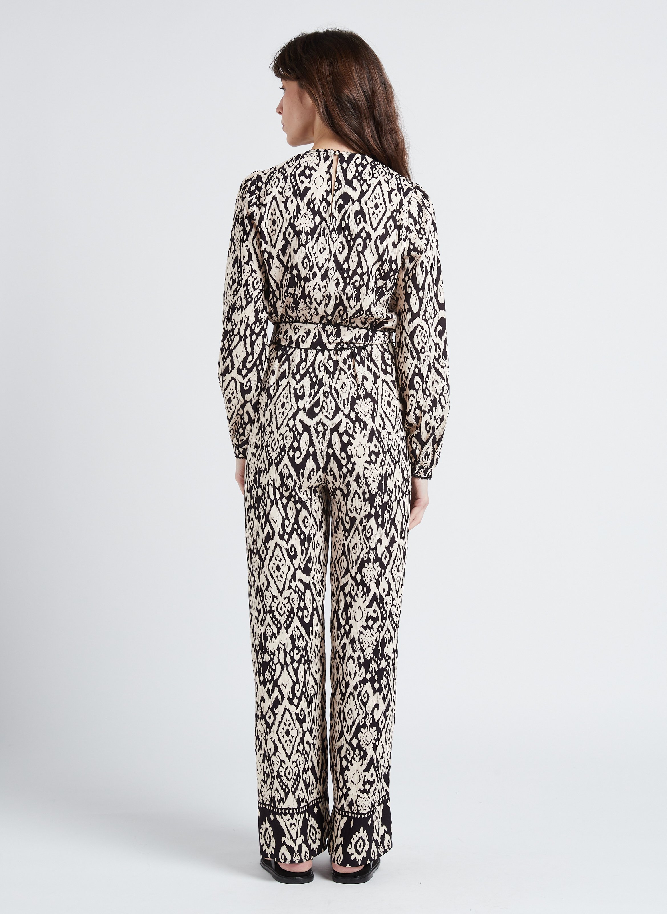 Combinaison imprimée et ceinturée taille haute LA PETITE ETOILE Multicolore