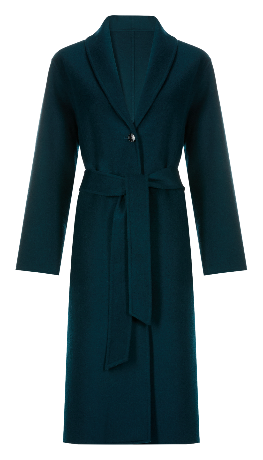Galaxie - Langer Mantel aus Wollmix SAISON 1865 Grun