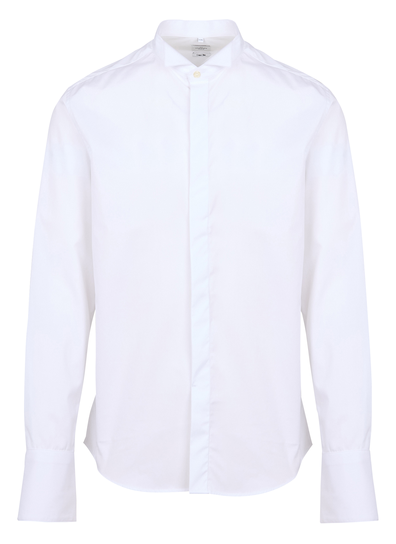 Cotton shirt with classic collar AU PRINTEMPS PARIS White