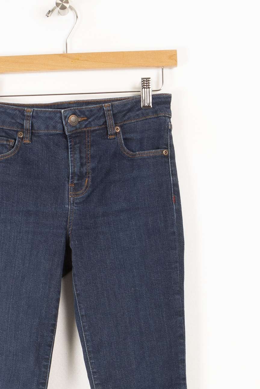 Cropped slim jeans with studs COMPTOIR DES COTONNIERS - Seconde main Blue