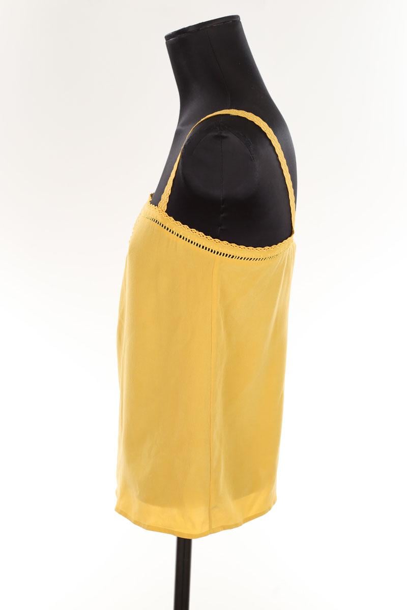 Azawood sleeveless top SEZANE - Seconde main Yellow