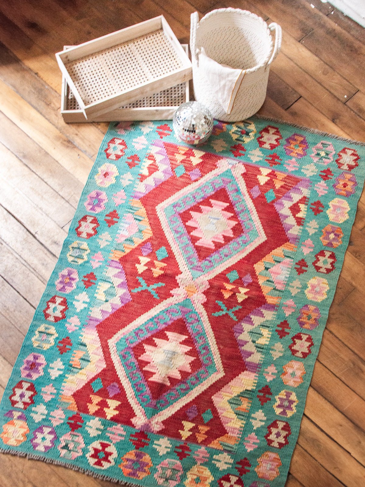 Kilim rug n°301 DEBONGOUT Multicolored