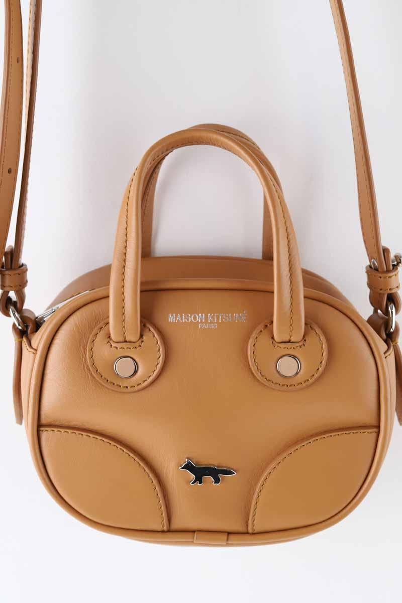 Mini sac en cuir MAISON KITSUNÉ - Seconde main Marron