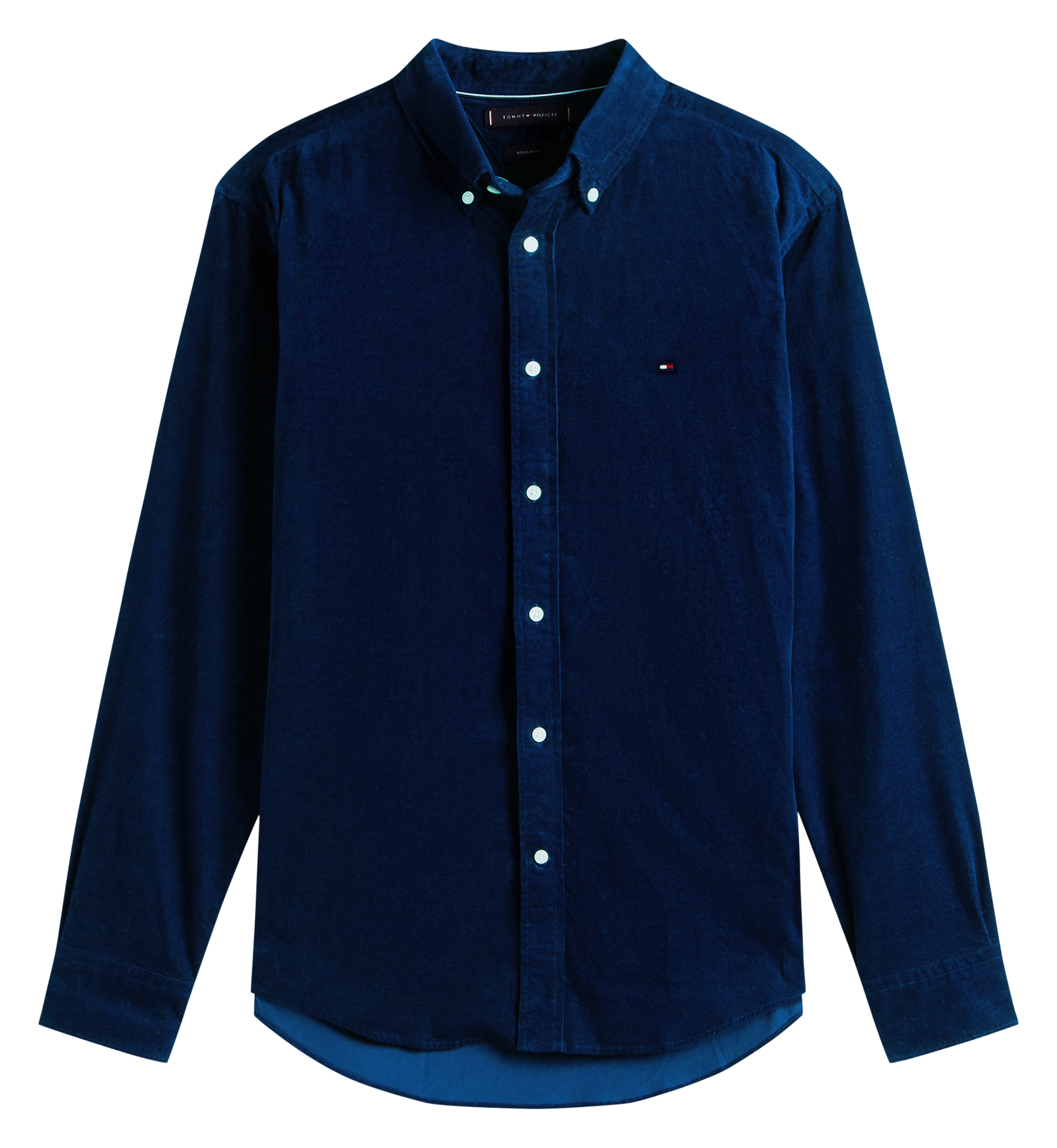 Baumwoll-Bluse TOMMY HILFIGER Blau