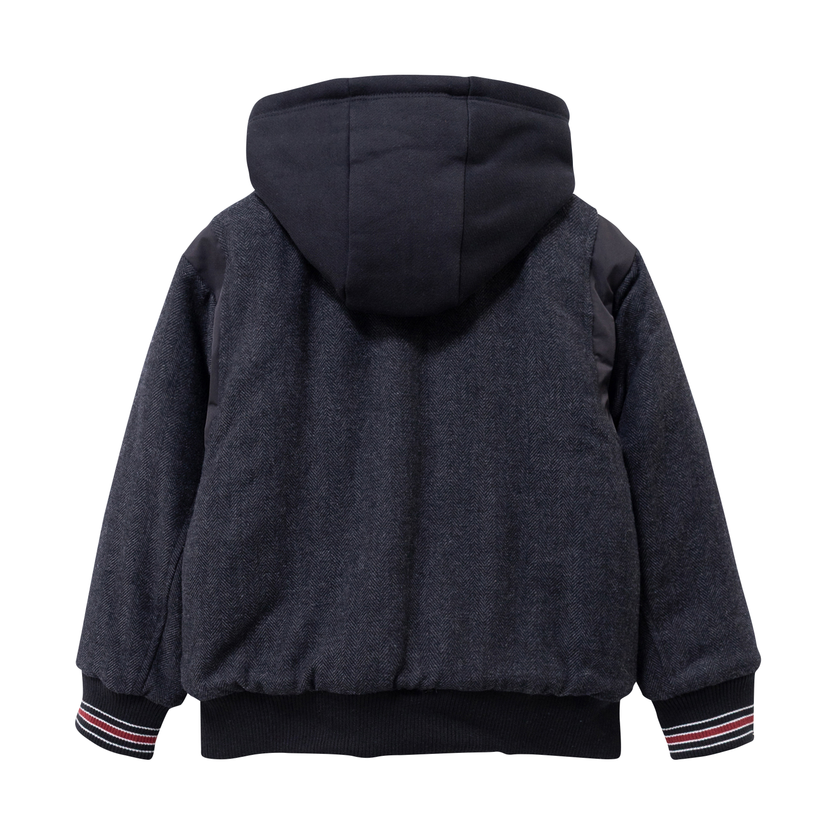 Oversized reversible zip-up jacket IKKS JUNIOR Black