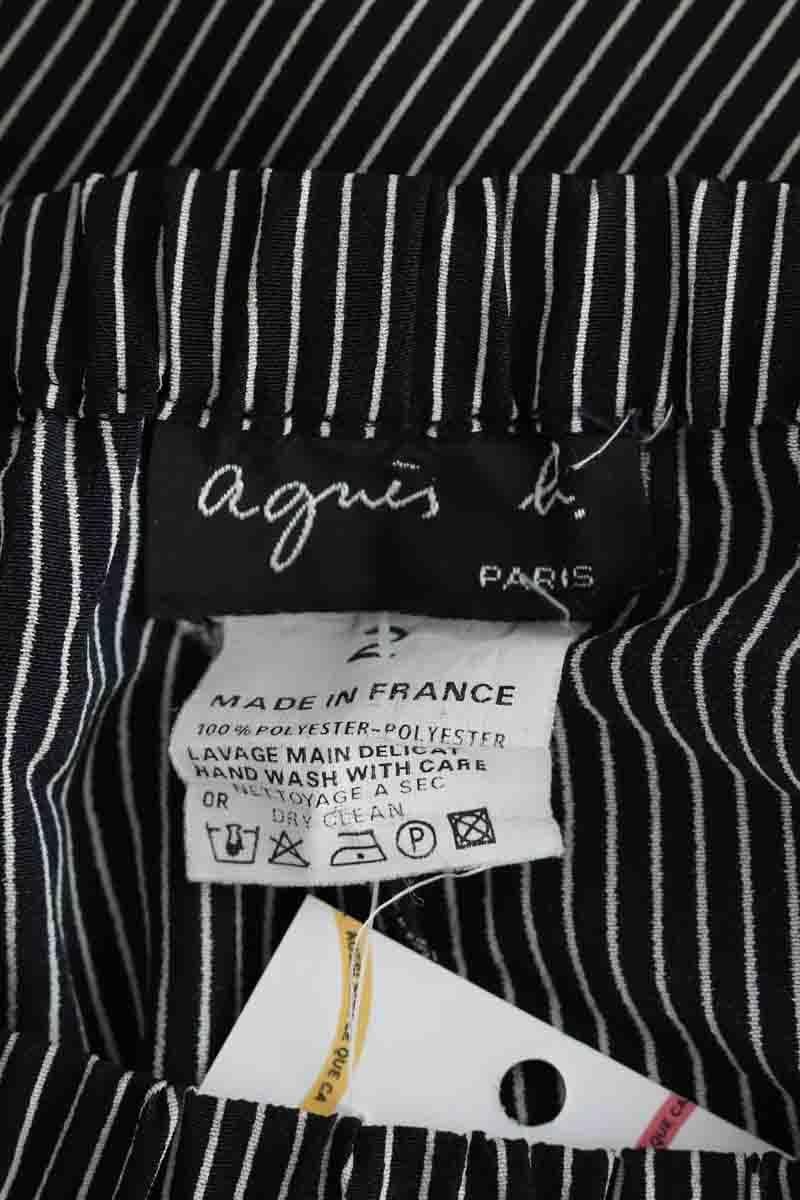 Chino trousers AGNES B. - Seconde Main Black