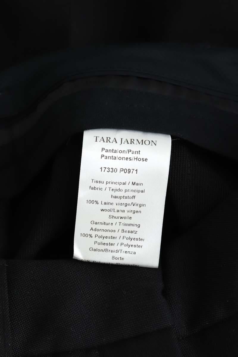 Bandol straight woollen trousers TARA JARMON - Seconde Main Black