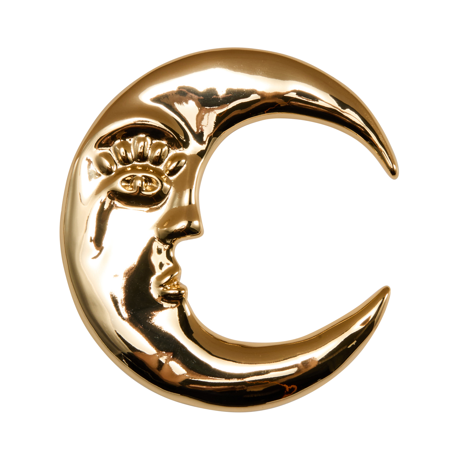 Broche lune DES PETITS HAUTS Doré