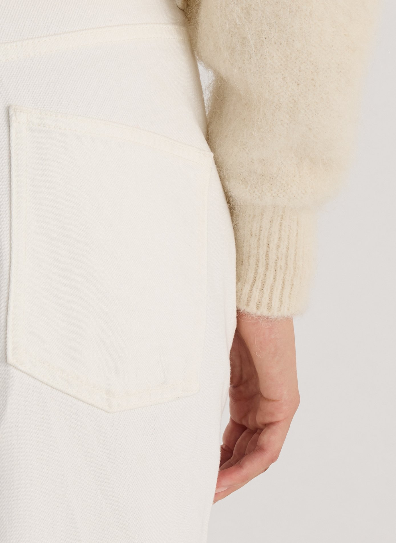 Jean droit en coton SAISON 1865 Blanc