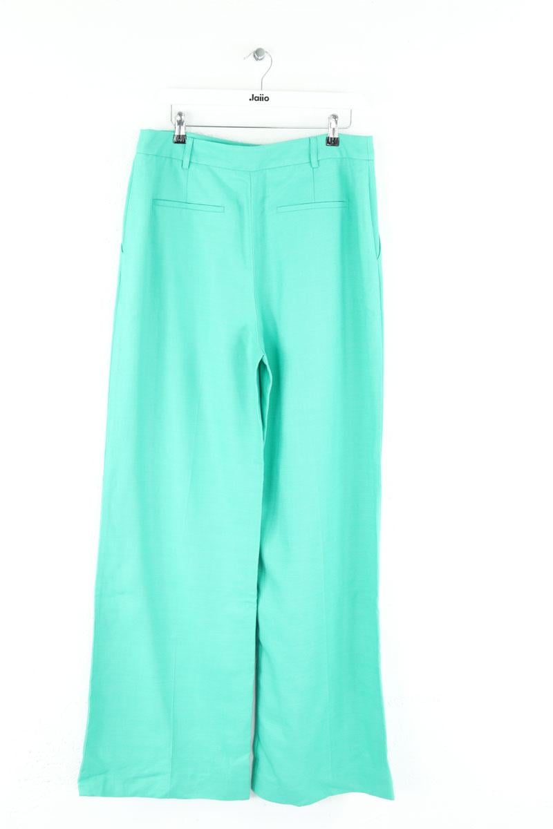 Straight-leg cotton trousers SEZANE - Seconde main Green