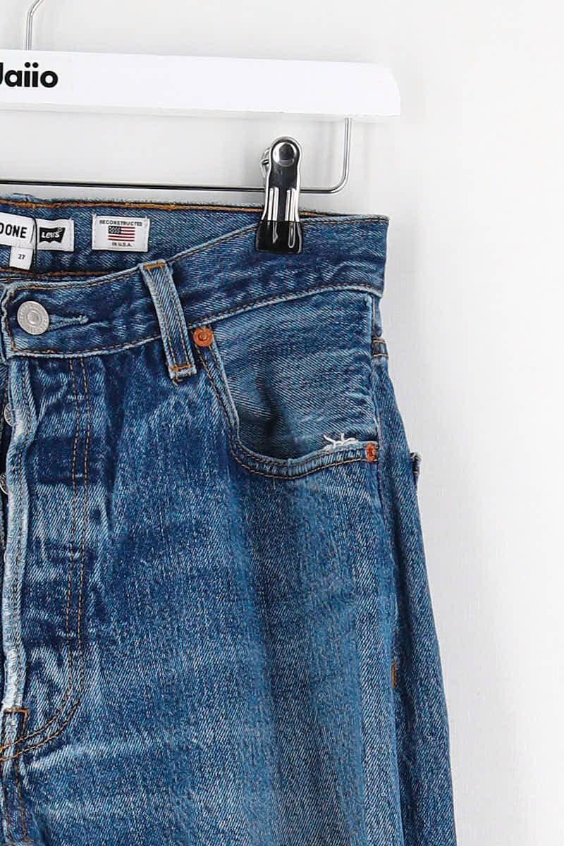 - Straight-leg jeans
- 5 pockets
- Straight cut
- Faded effect LEVI'S - Seconde main Blue