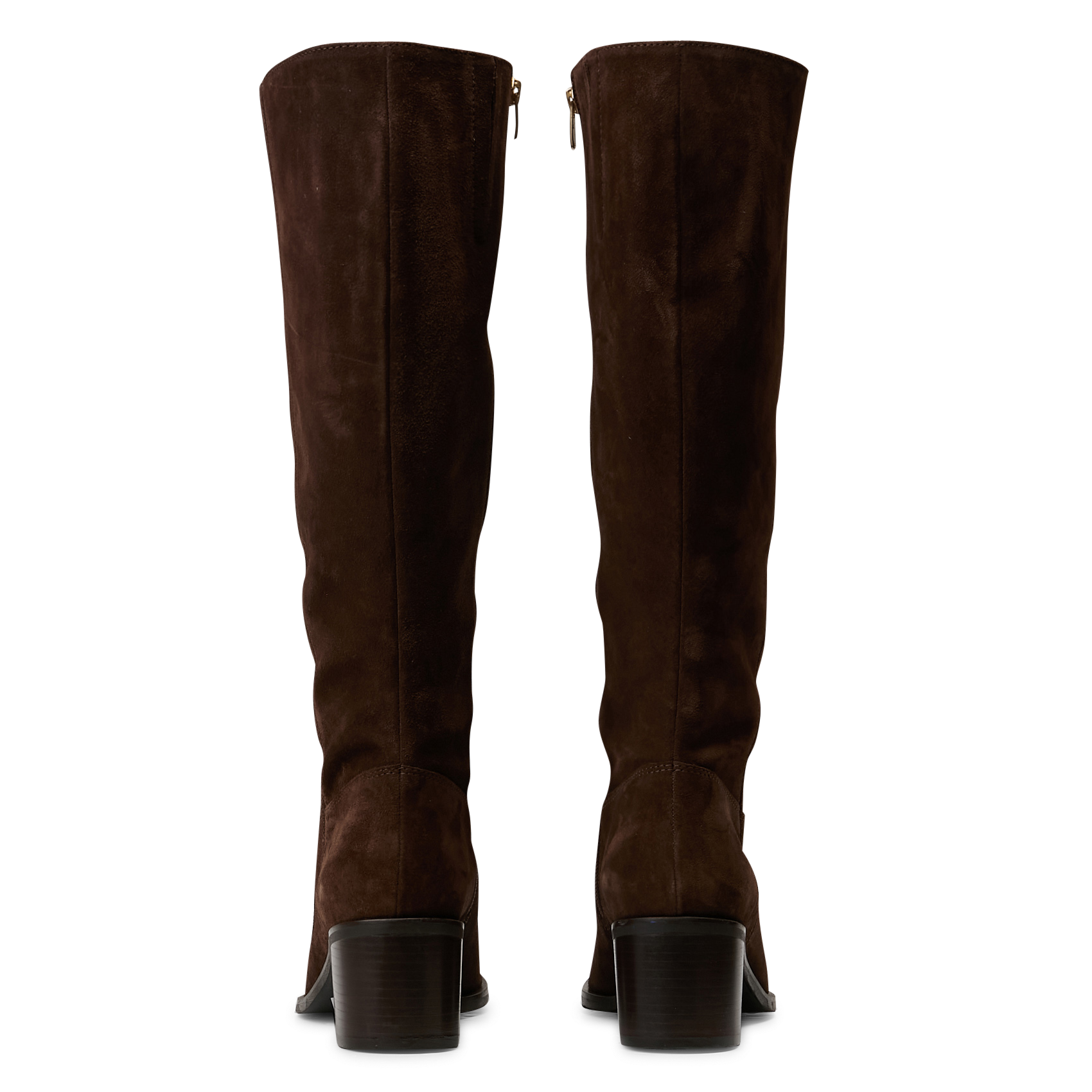 Heeled suede boots MELLOW YELLOW Brown