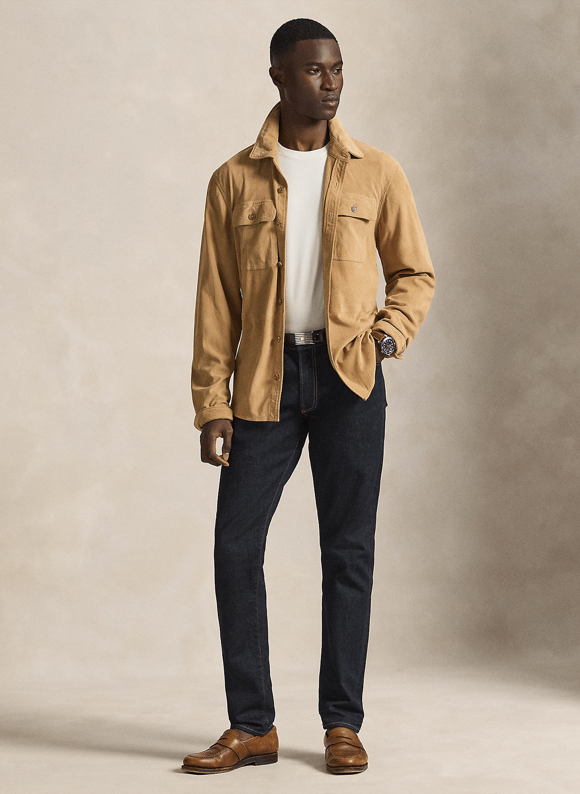 Slim-fit cotton T-shirt POLO RALPH LAUREN White