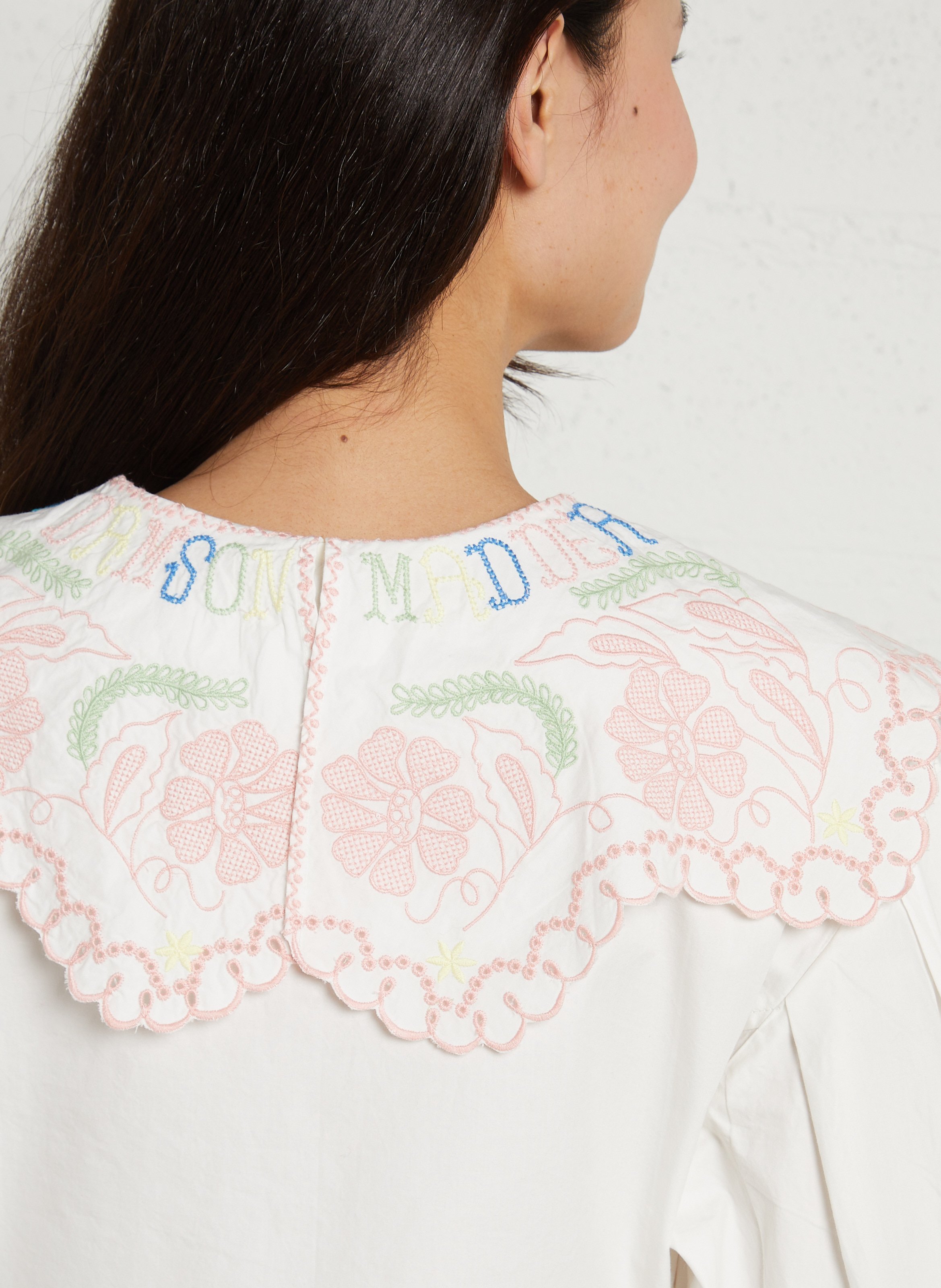 Weite Bluse aus Bio-Baumwolle DAMSON MADDER Weiss