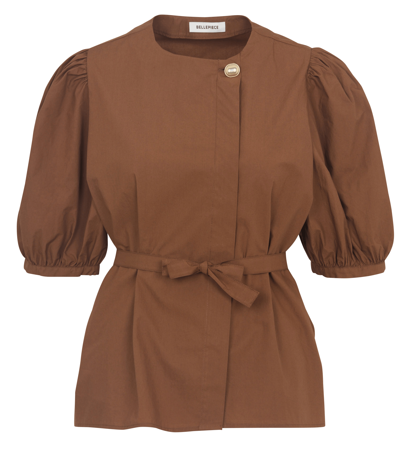 Aimee dotted Swiss top BELLEPIECE Brown