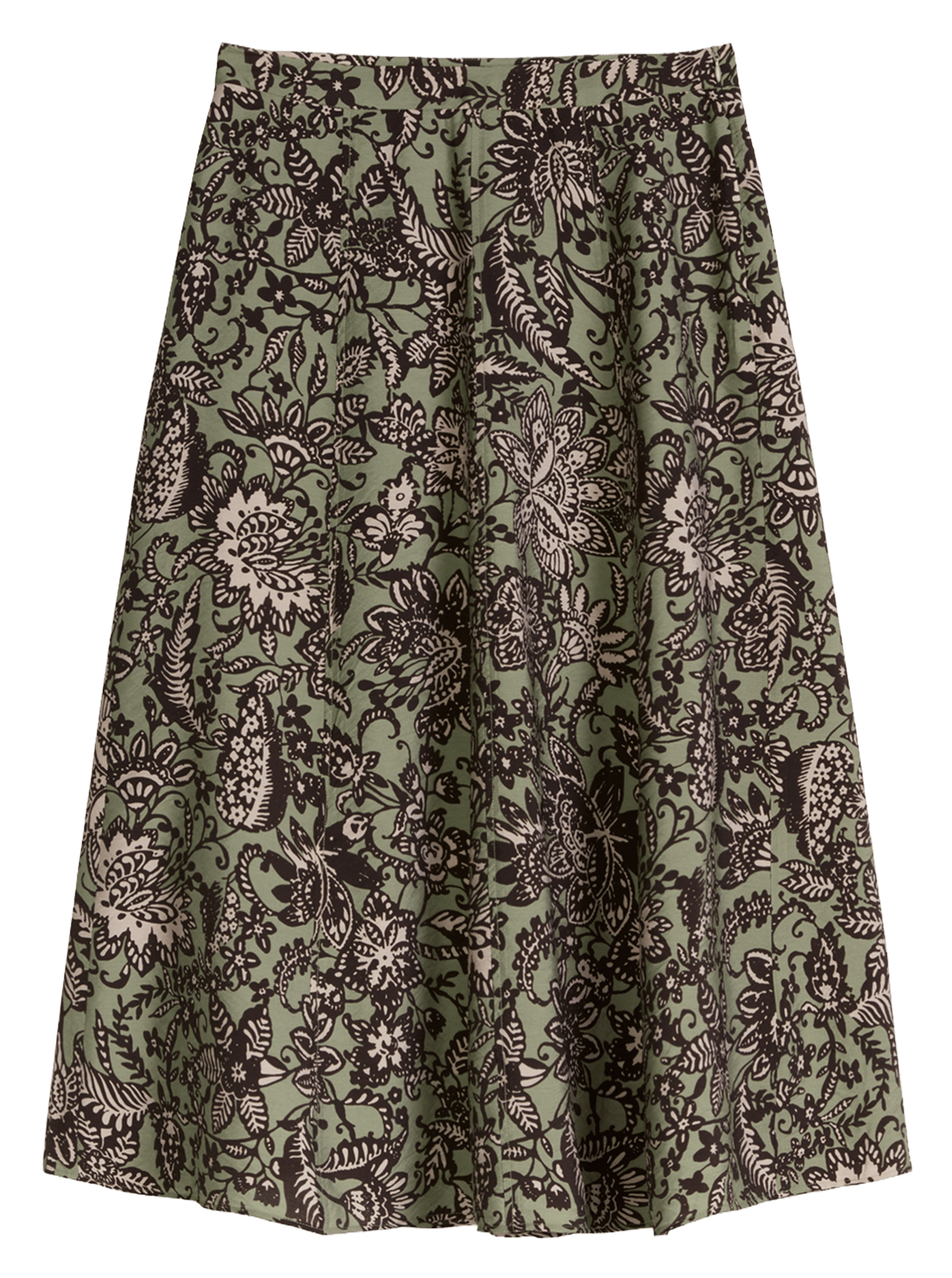 Halflange, gerende rok met motiefje MARC O'POLO Veelkleurig