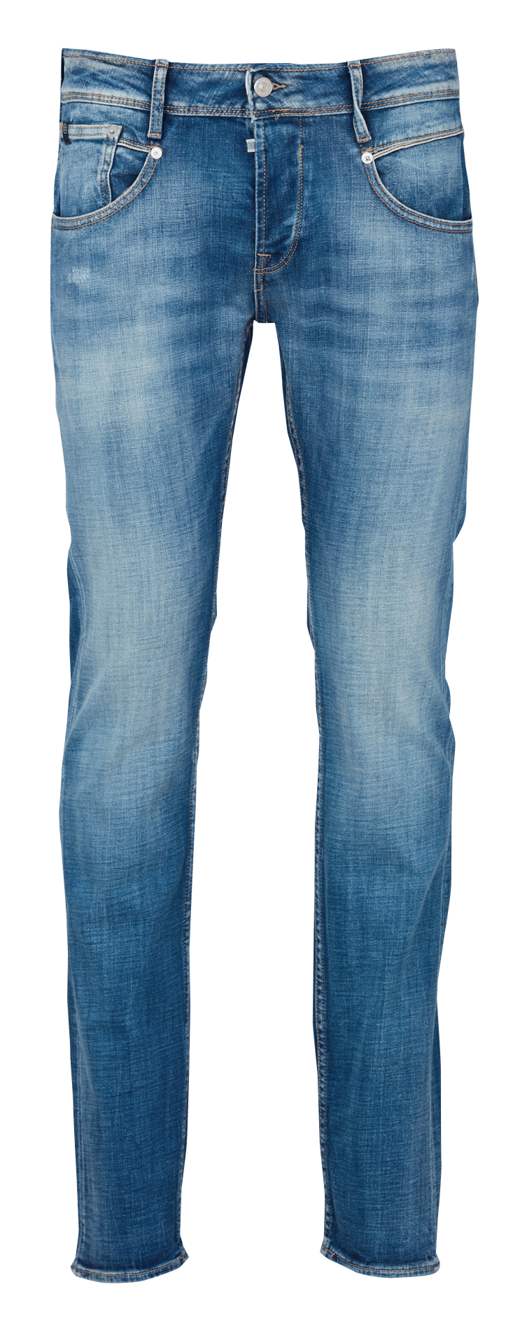 High-rise slim-fit jeans LE TEMPS DES CERISES Blue