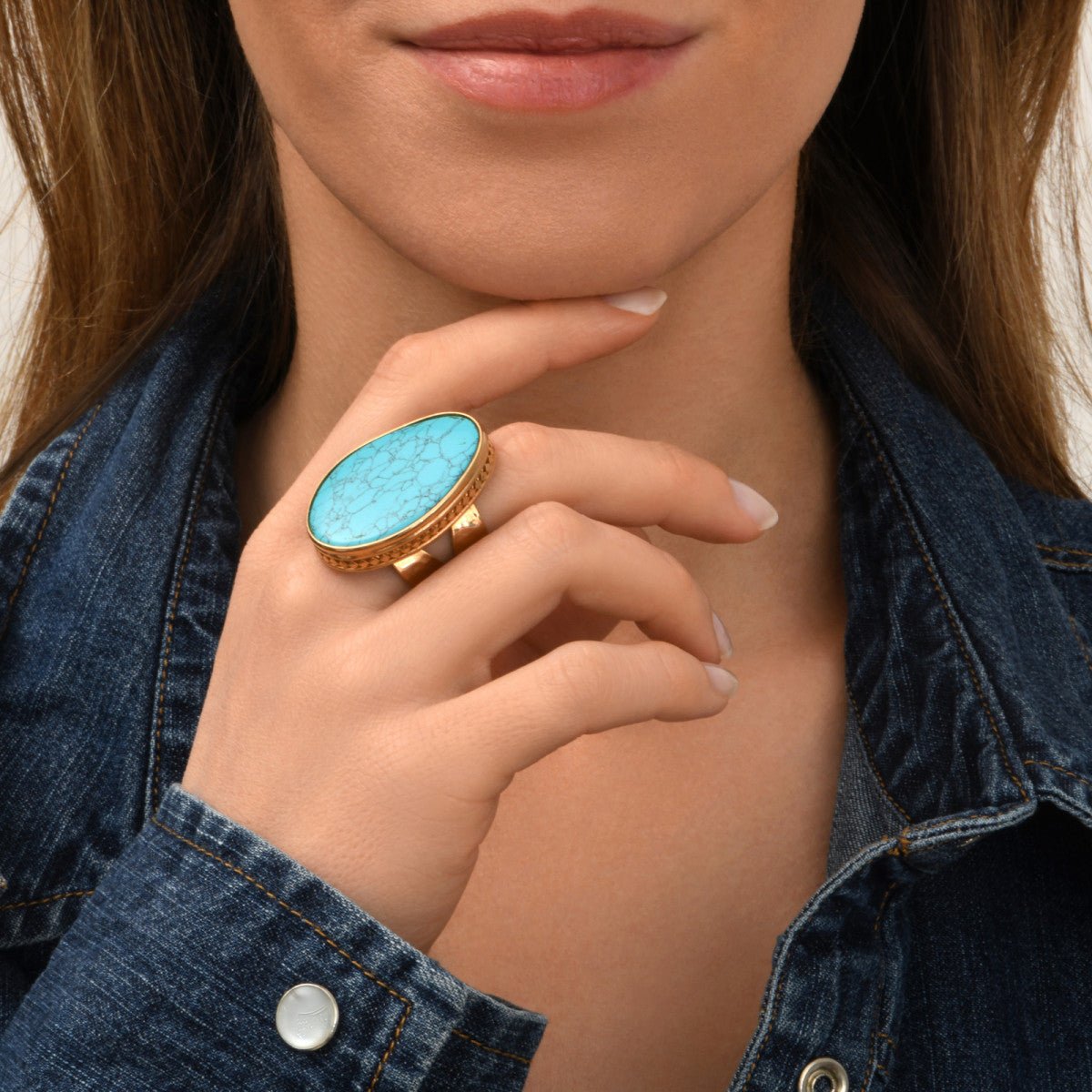 Bague large ajustable   ajustable SATELLITE PARIS Vert