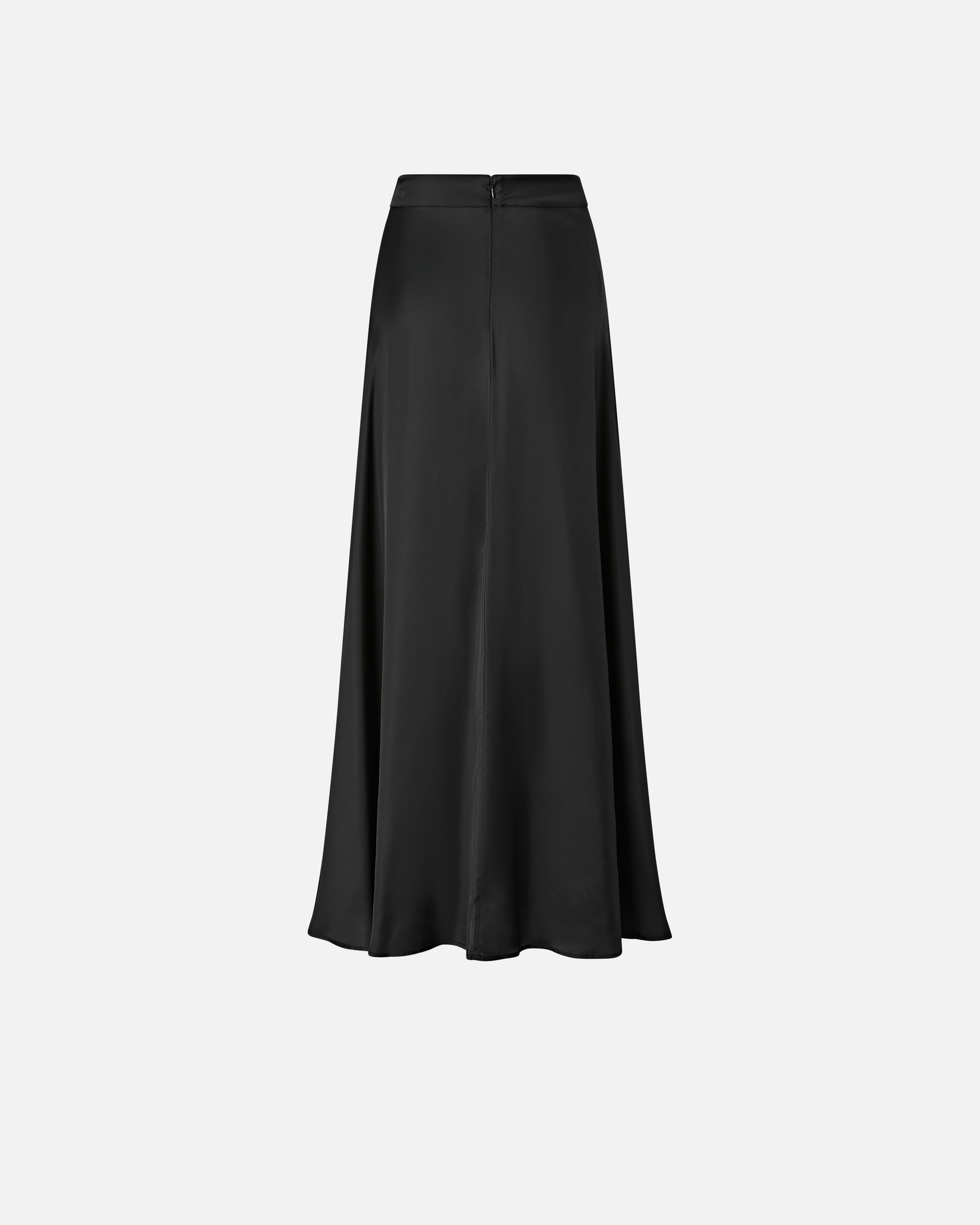 Long slit lace-up skirt PINKO Black