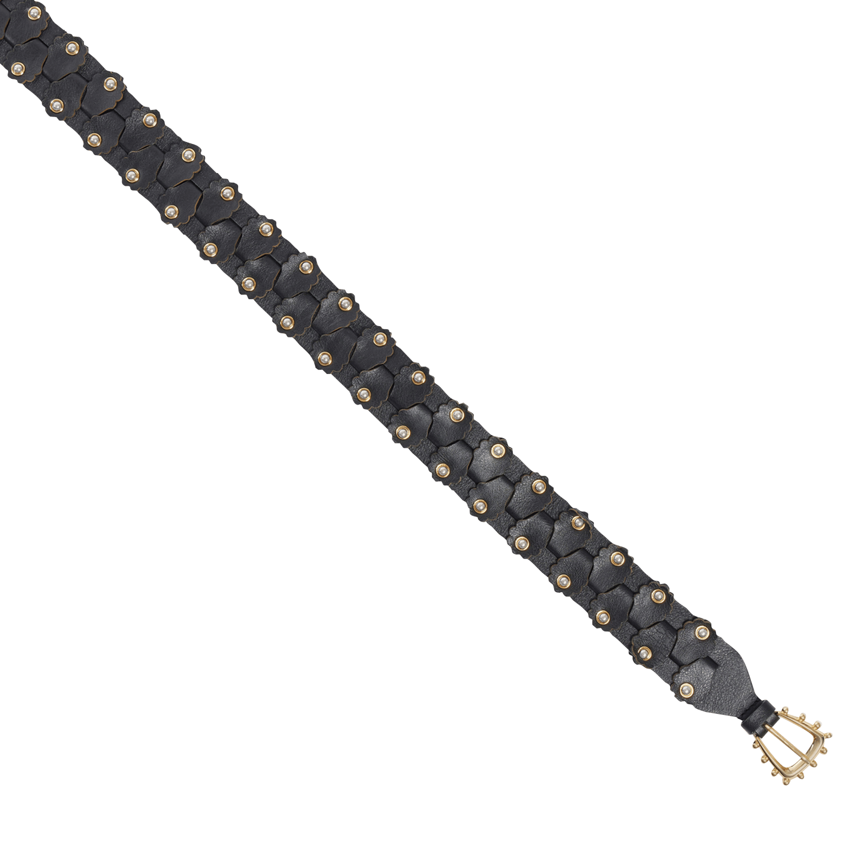 Ceinture en cuir SANDRO Noir