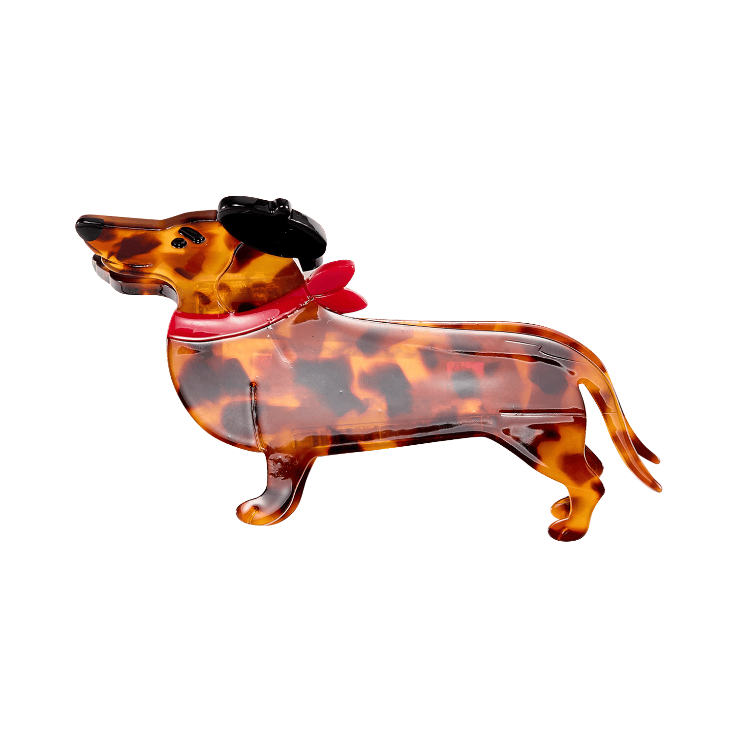 Resin hair clip AU PRINTEMPS PARIS Brown