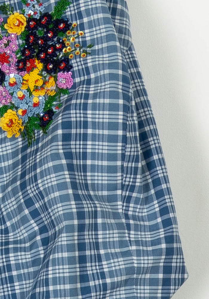 Robe courte & midi INES DE LA FRESSANGE - Seconde main Bleu