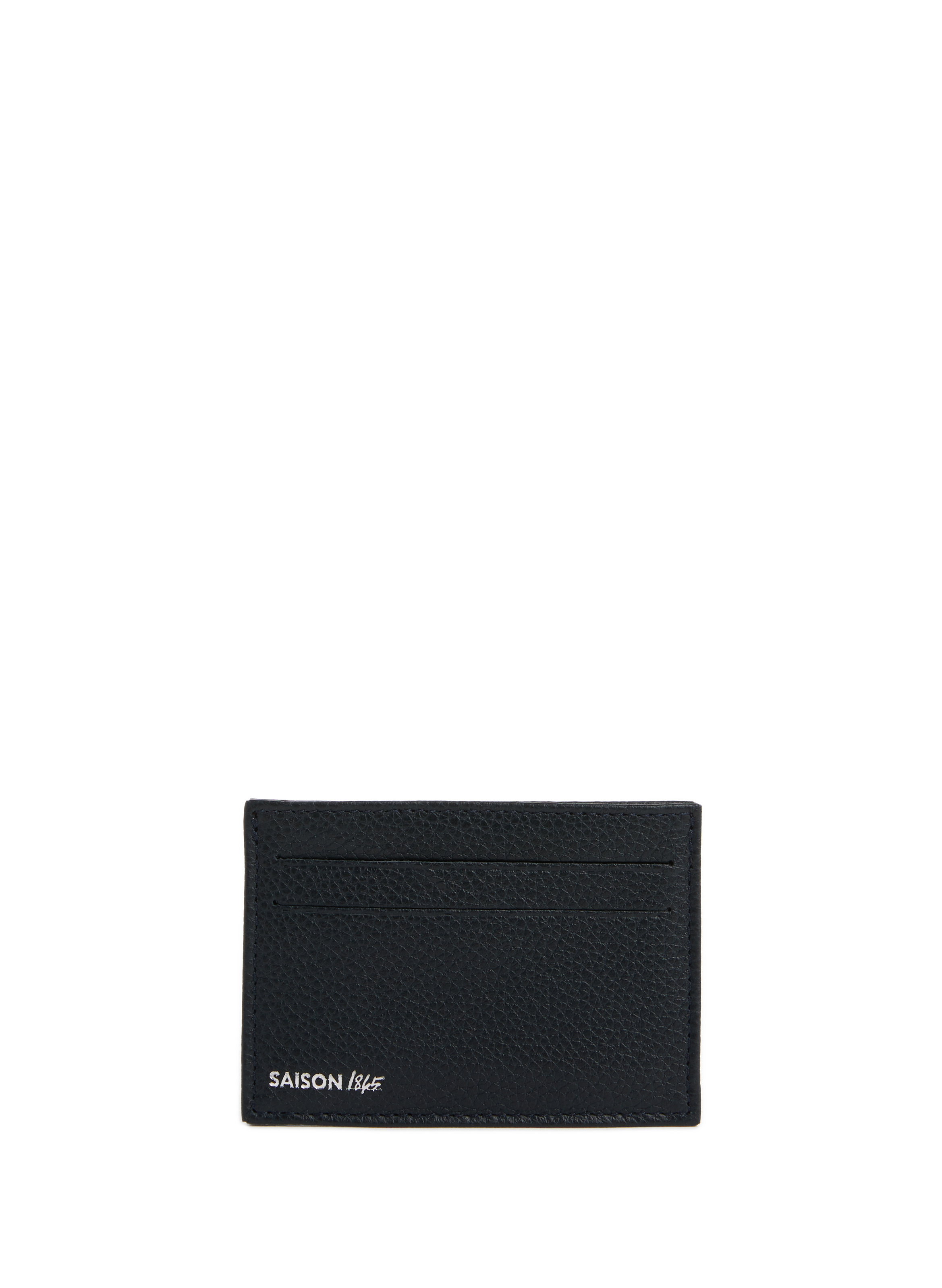 Leather card holder pm fra 579 mini pc black SAISON 1865 Blue