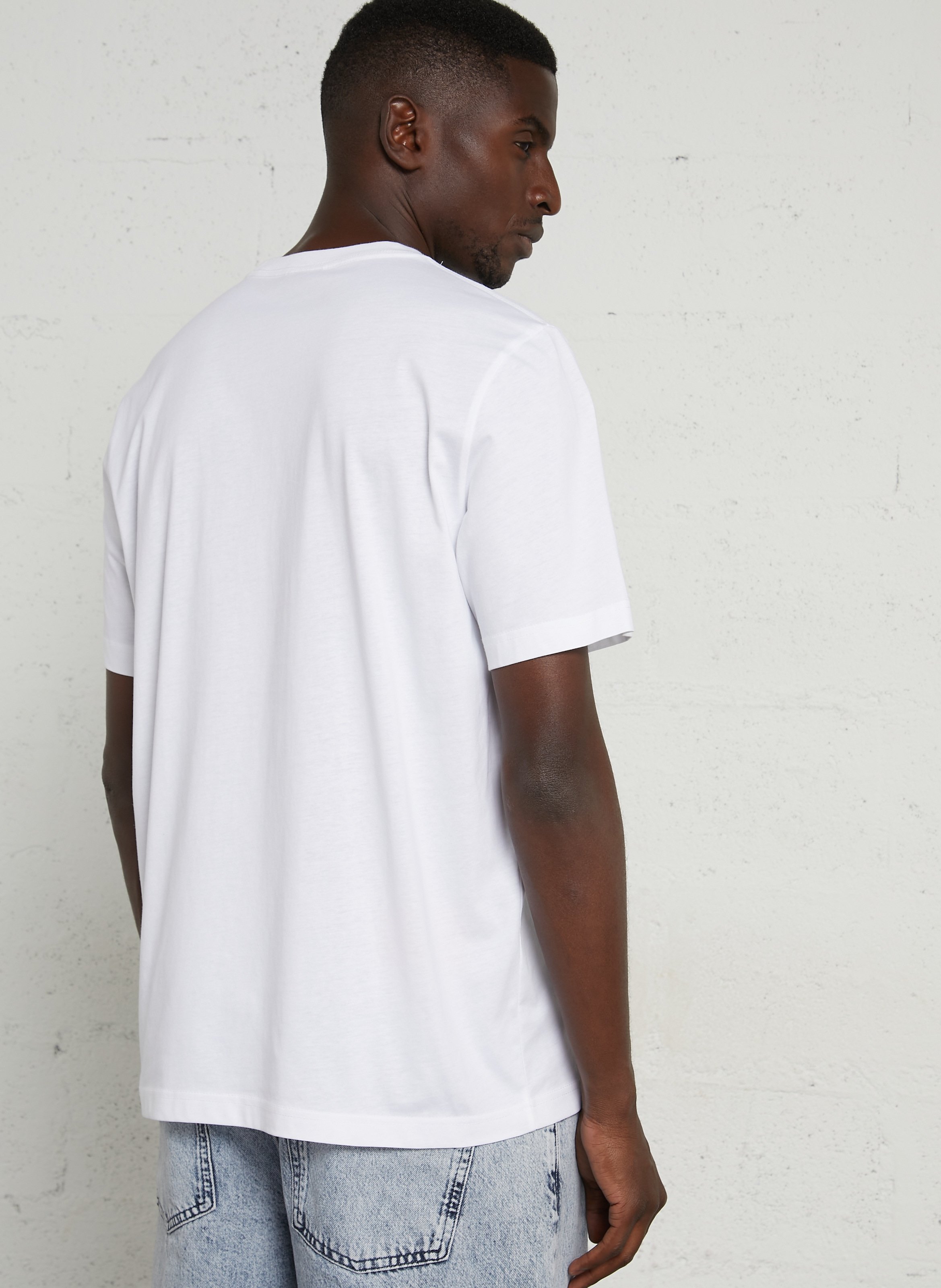 T-shirt sérigraphié en coton  PAUL SMITH Blanc